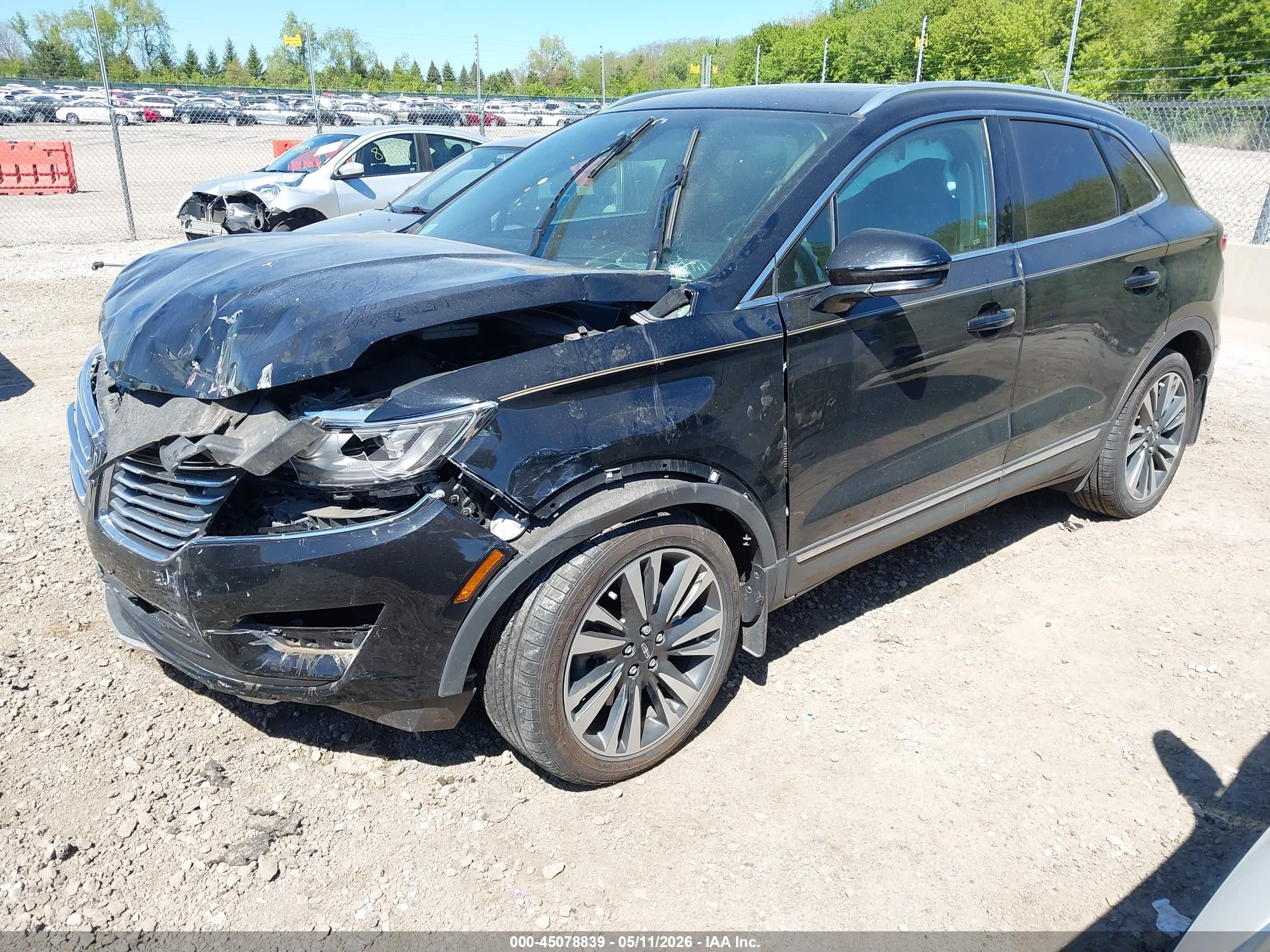 2017 Lincoln Mkc Reserve Black vin: 5LMCJ3D93HUL69047