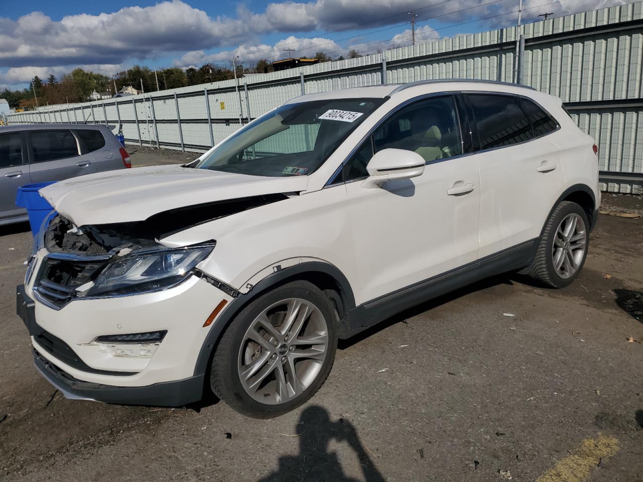 2018 Lincoln Mkc Reserve Белый vin: 5LMCJ3D96JUL22505