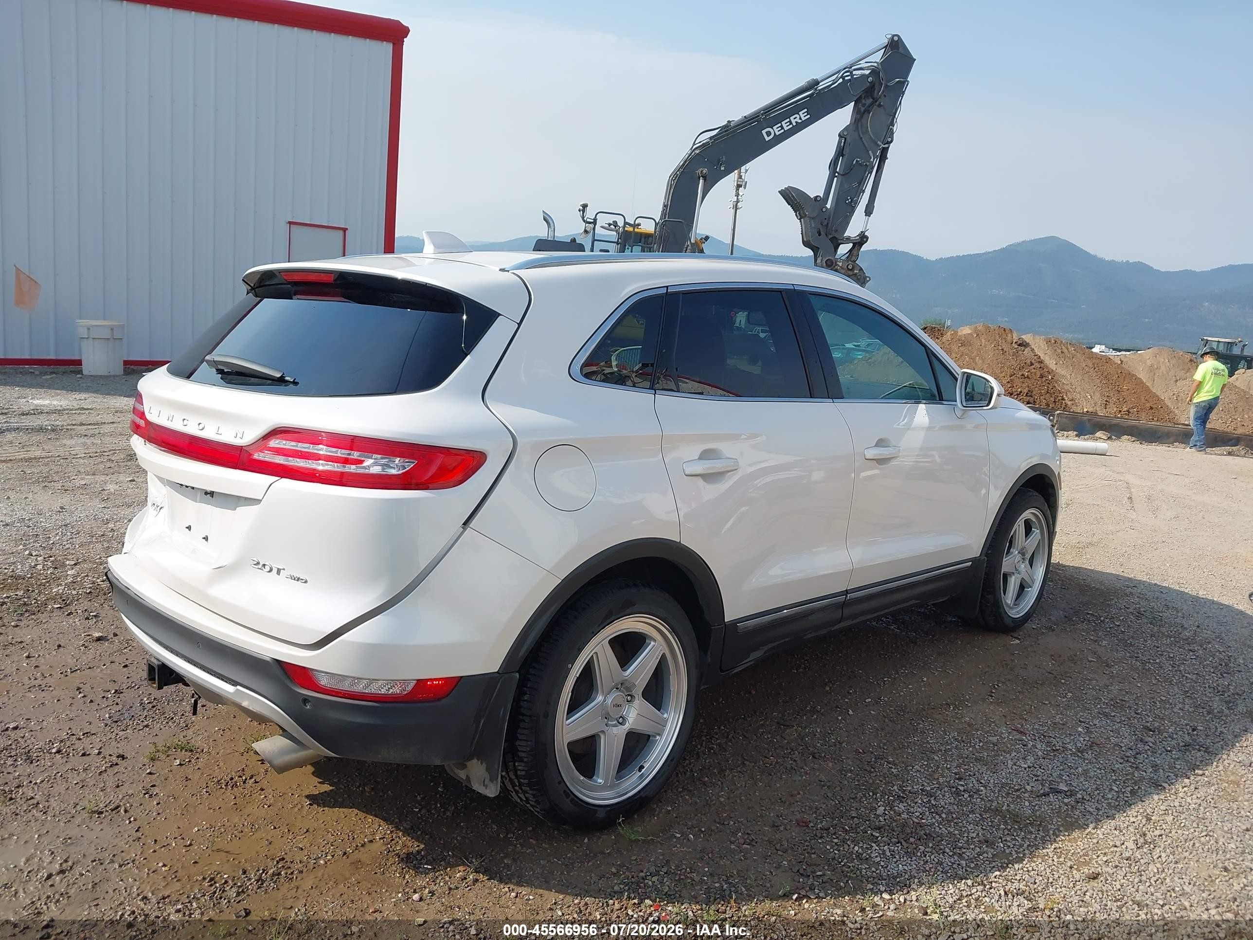 2018 Lincoln Mkc Reserve White vin: 5LMCJ3D9XJUL14617