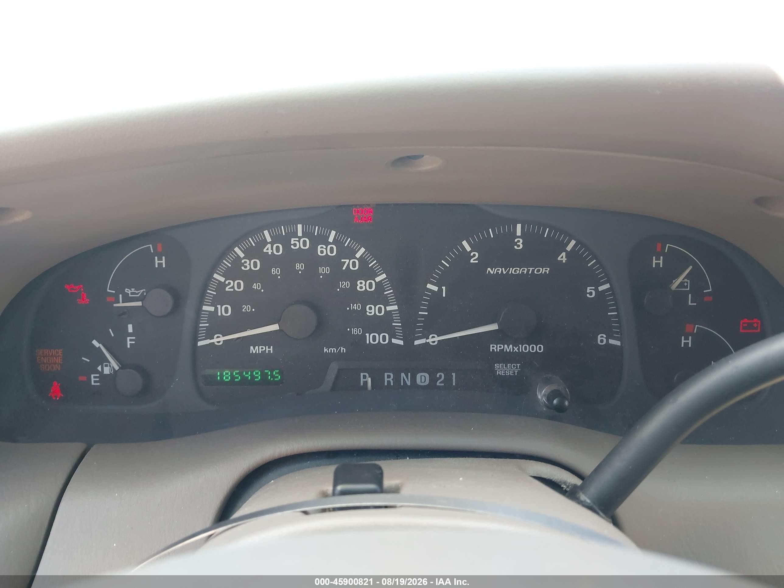 2002 Lincoln Navigator Black vin: 5LMEU27R22LJ01240