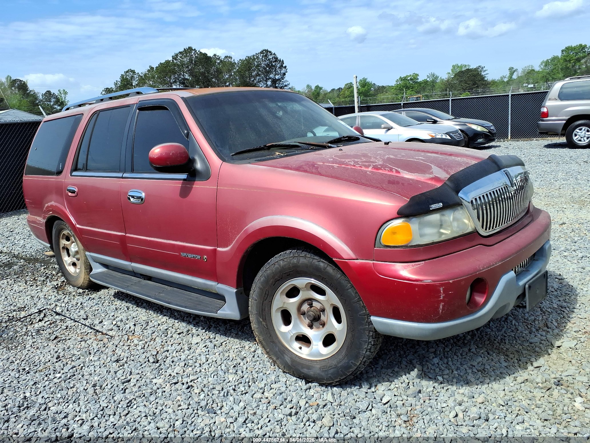 2001 Lincoln Navigator   Красный vin: 5LMEU27R51LJ13767