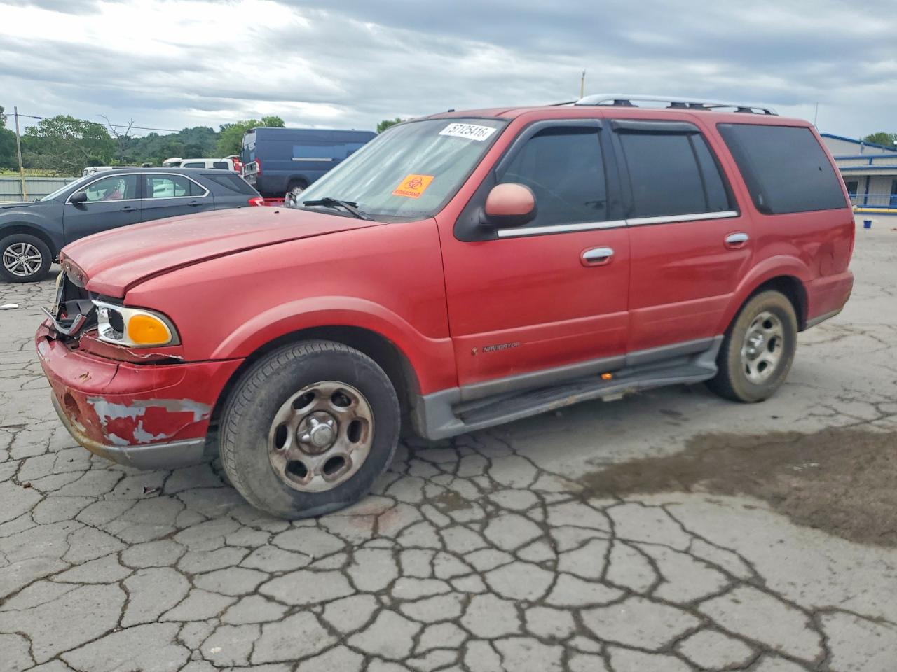 2001 Lincoln Navigator Темно-бордовый vin: 5LMEU27R81LJ28117