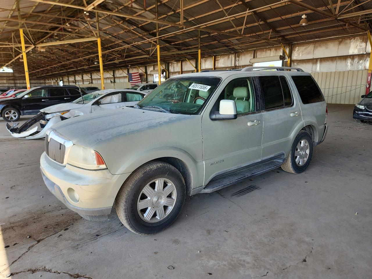 2003 Lincoln Aviator Silver vin: 5LMEU68H03ZJ13432