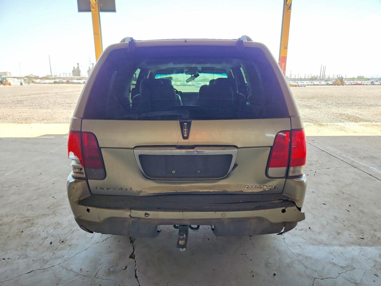 2003 Lincoln Aviator Silver vin: 5LMEU68H03ZJ13432