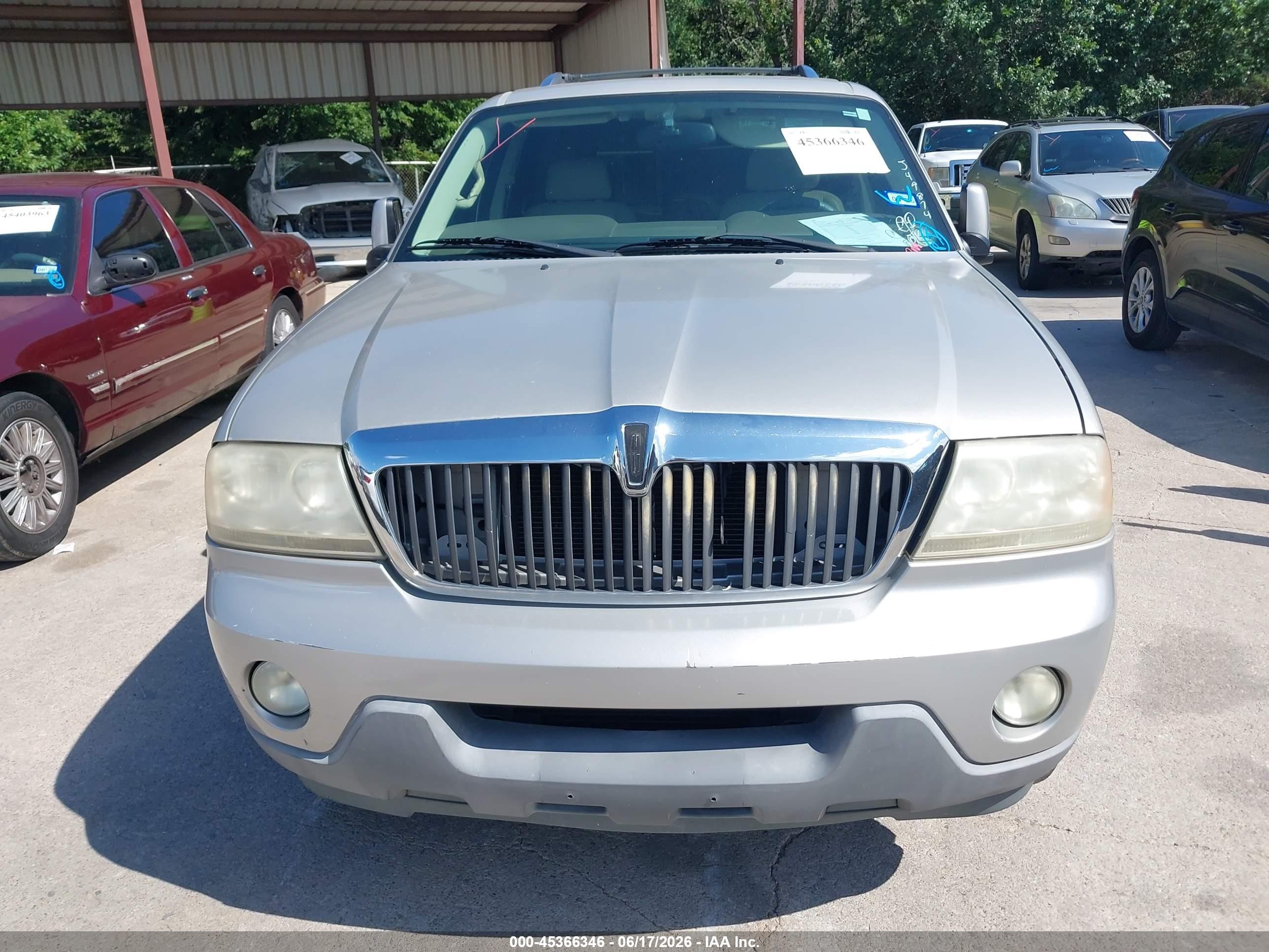 2004 Lincoln Aviator   Beige vin: 5LMEU68H14ZJ49874