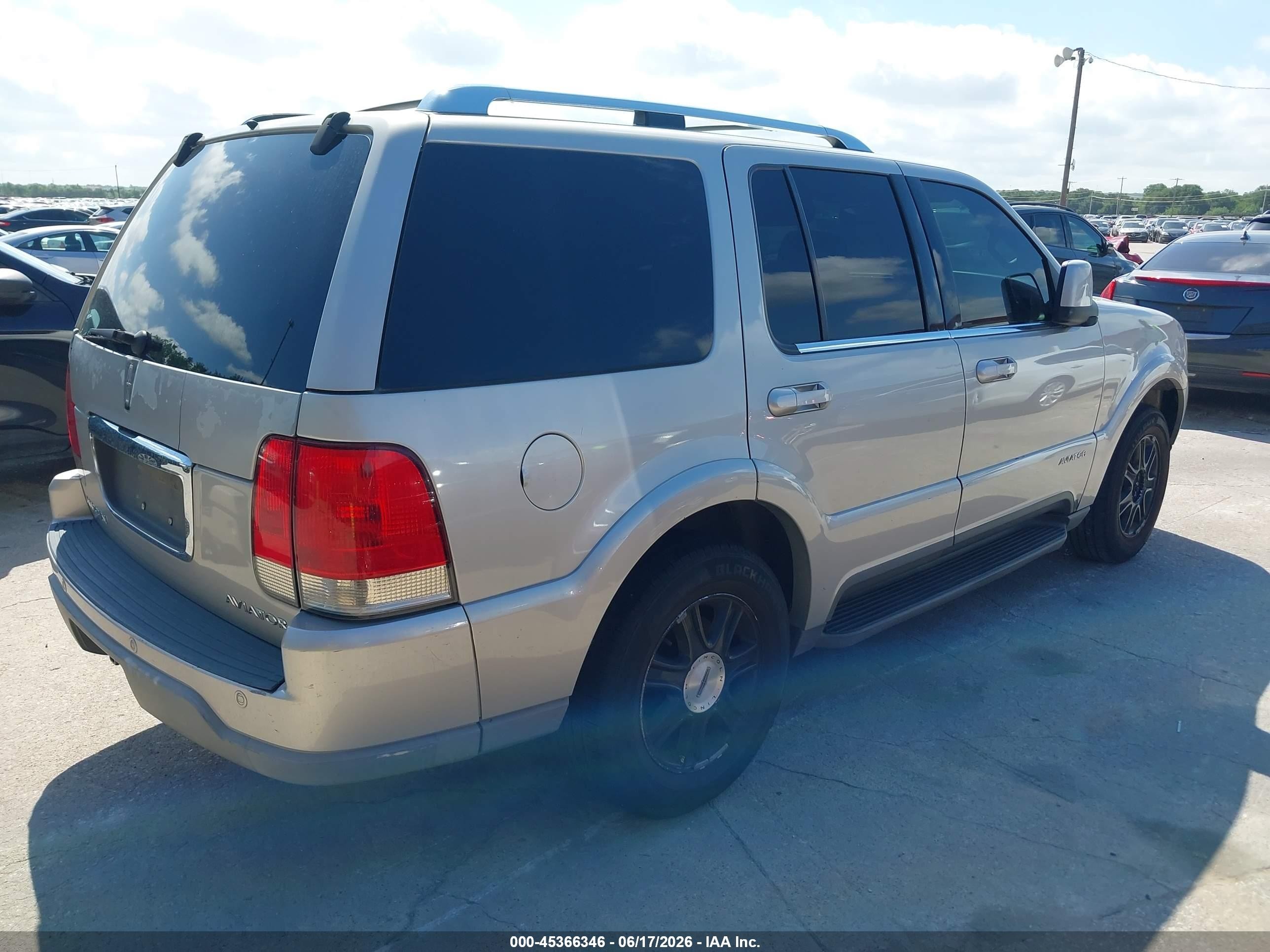 2004 Lincoln Aviator   Beige vin: 5LMEU68H14ZJ49874