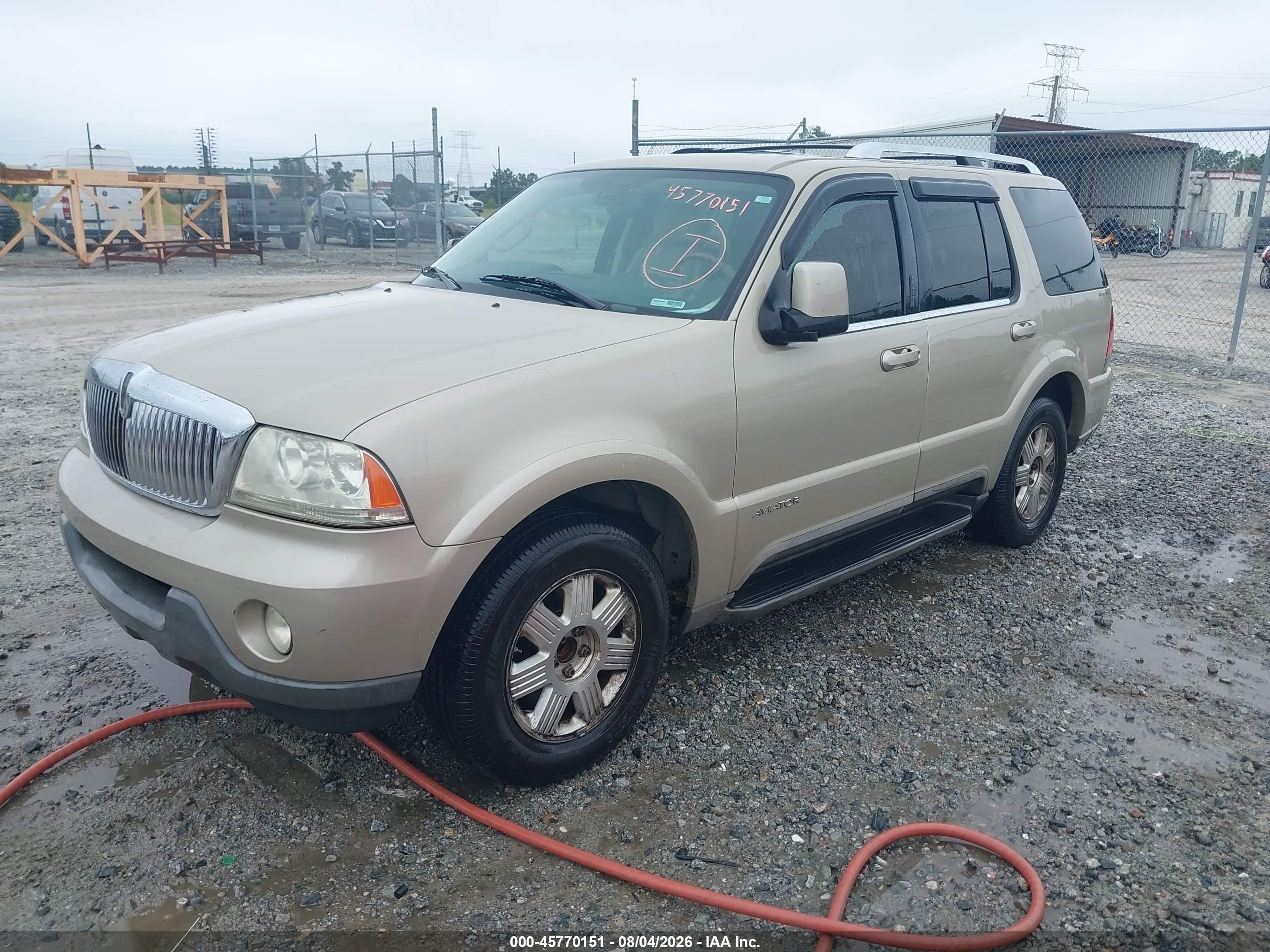 2005 Lincoln Aviator   Beige vin: 5LMEU68H25ZJ03035