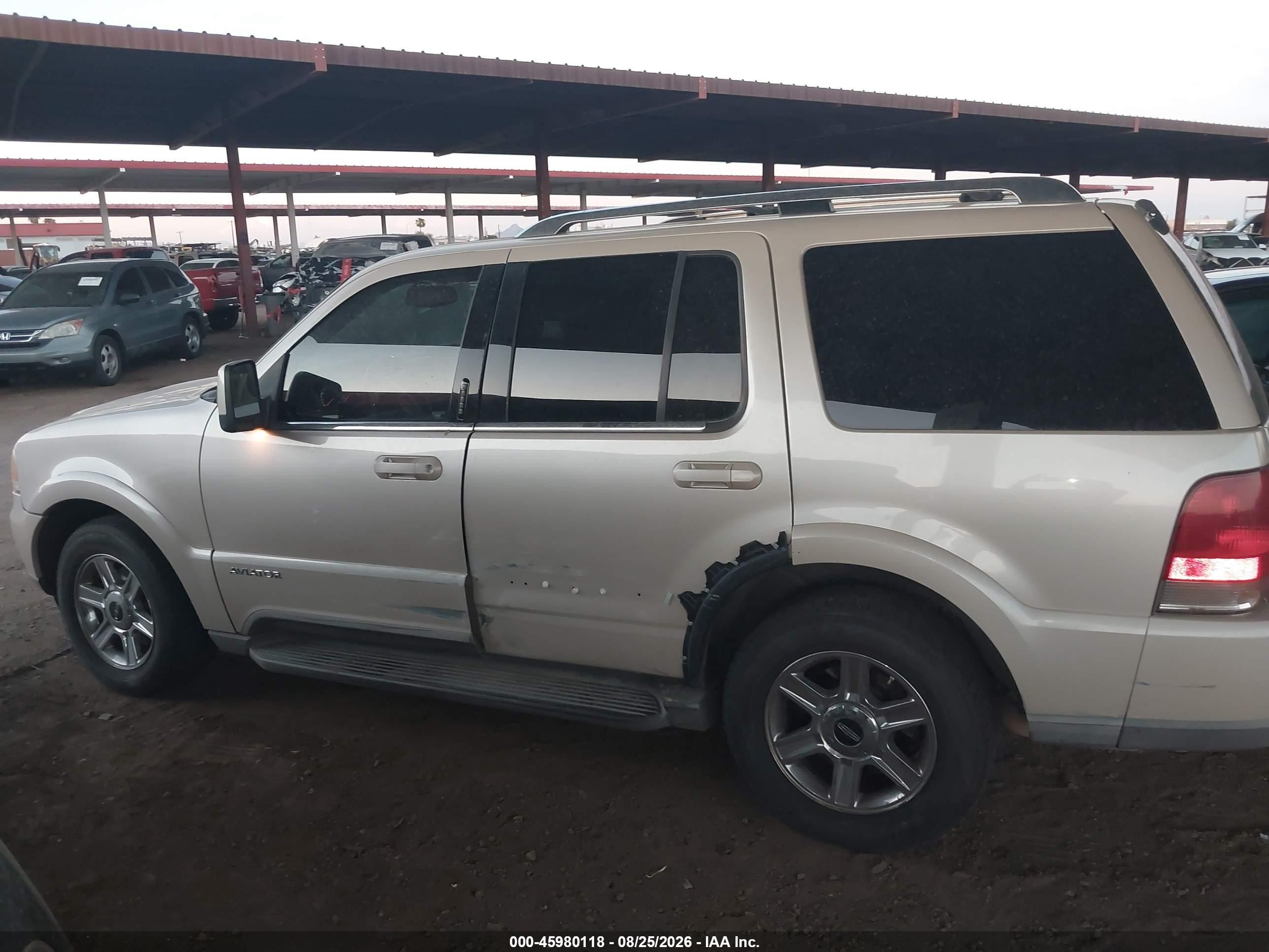 2005 Lincoln Aviator   Tan vin: 5LMEU68H45ZJ13548