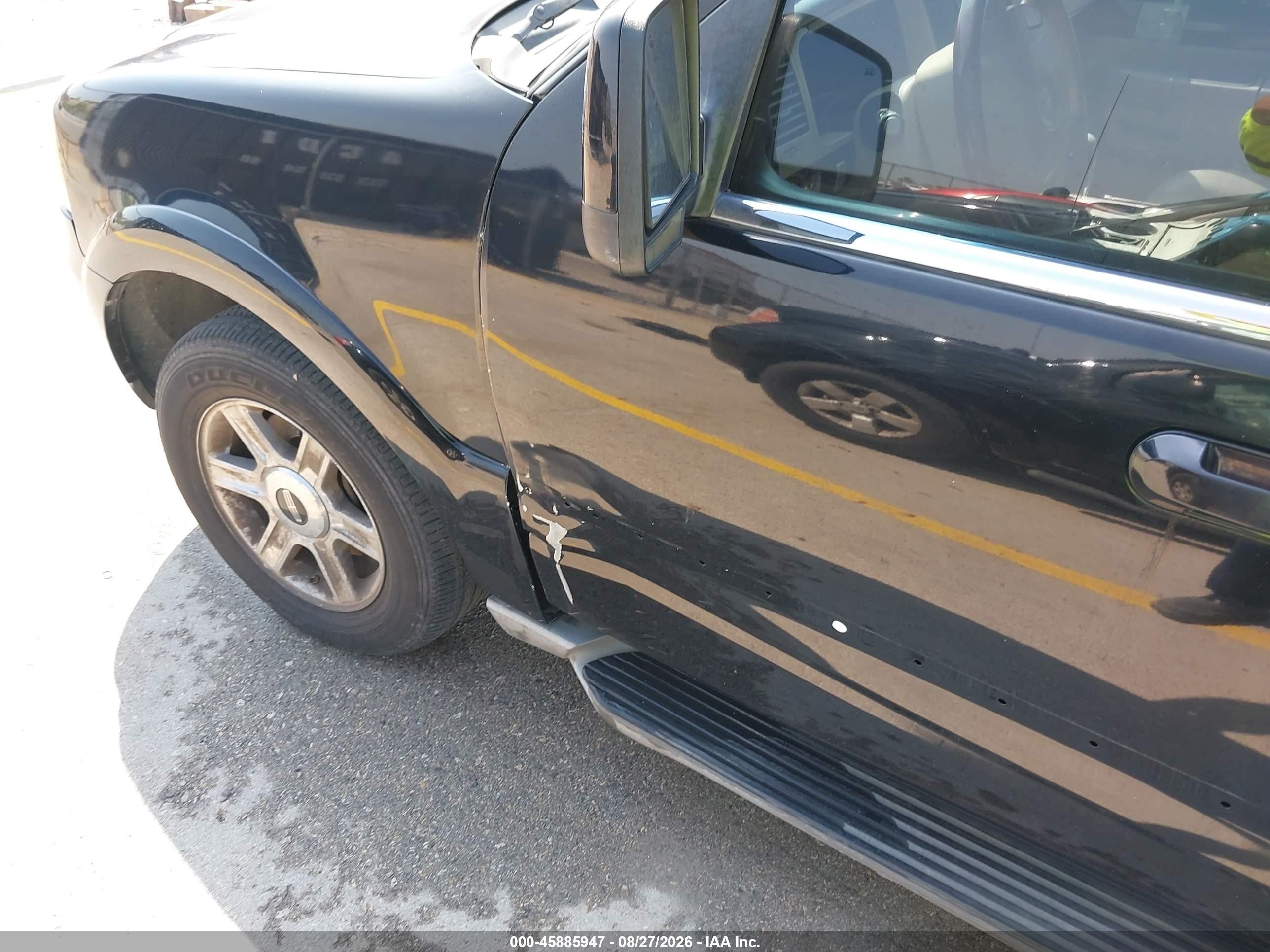 2005 Lincoln Aviator   Black vin: 5LMEU68H65ZJ13406