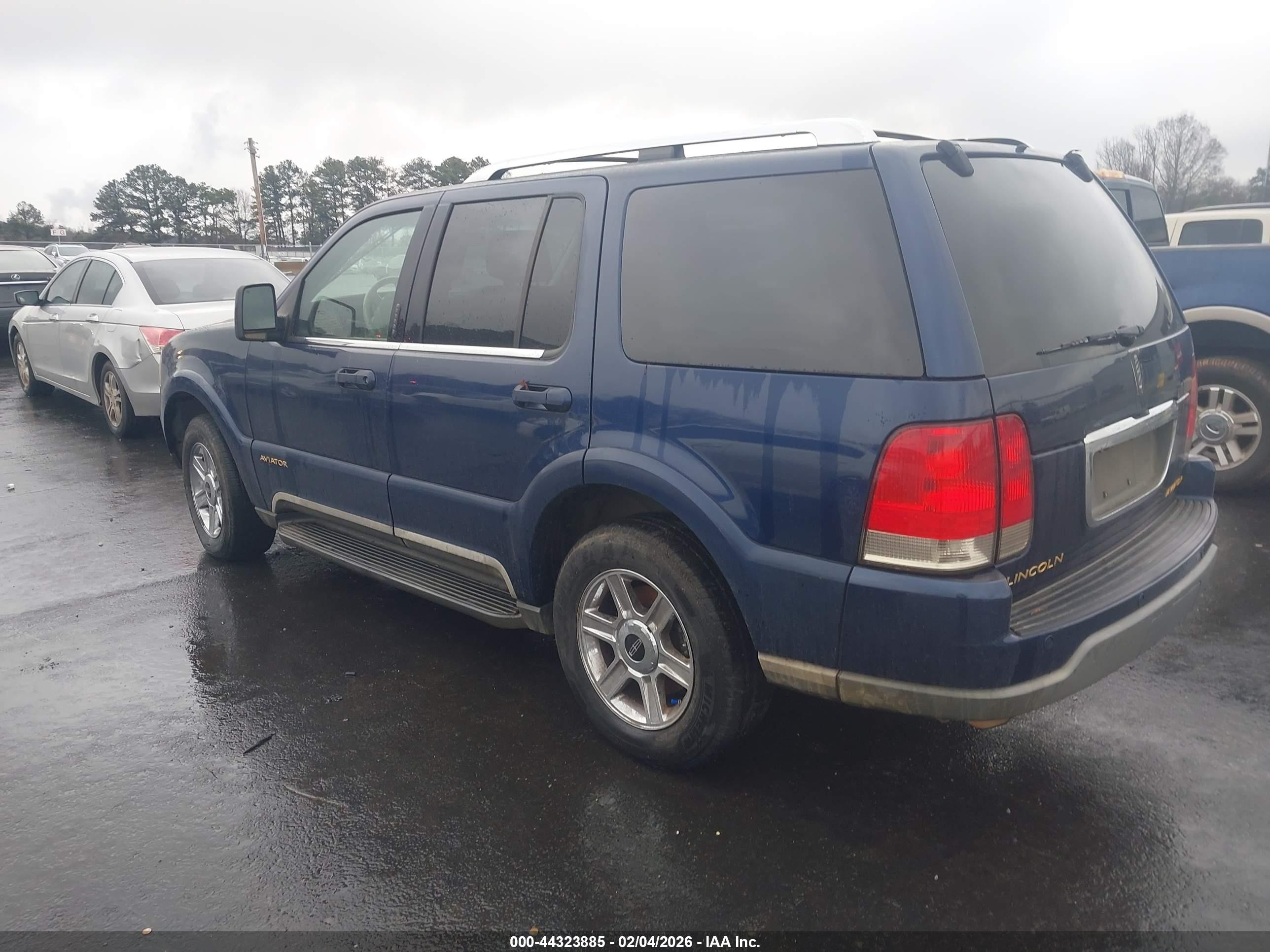 2004 Lincoln Aviator Luxury Синий vin: 5LMEU68H74ZJ04292