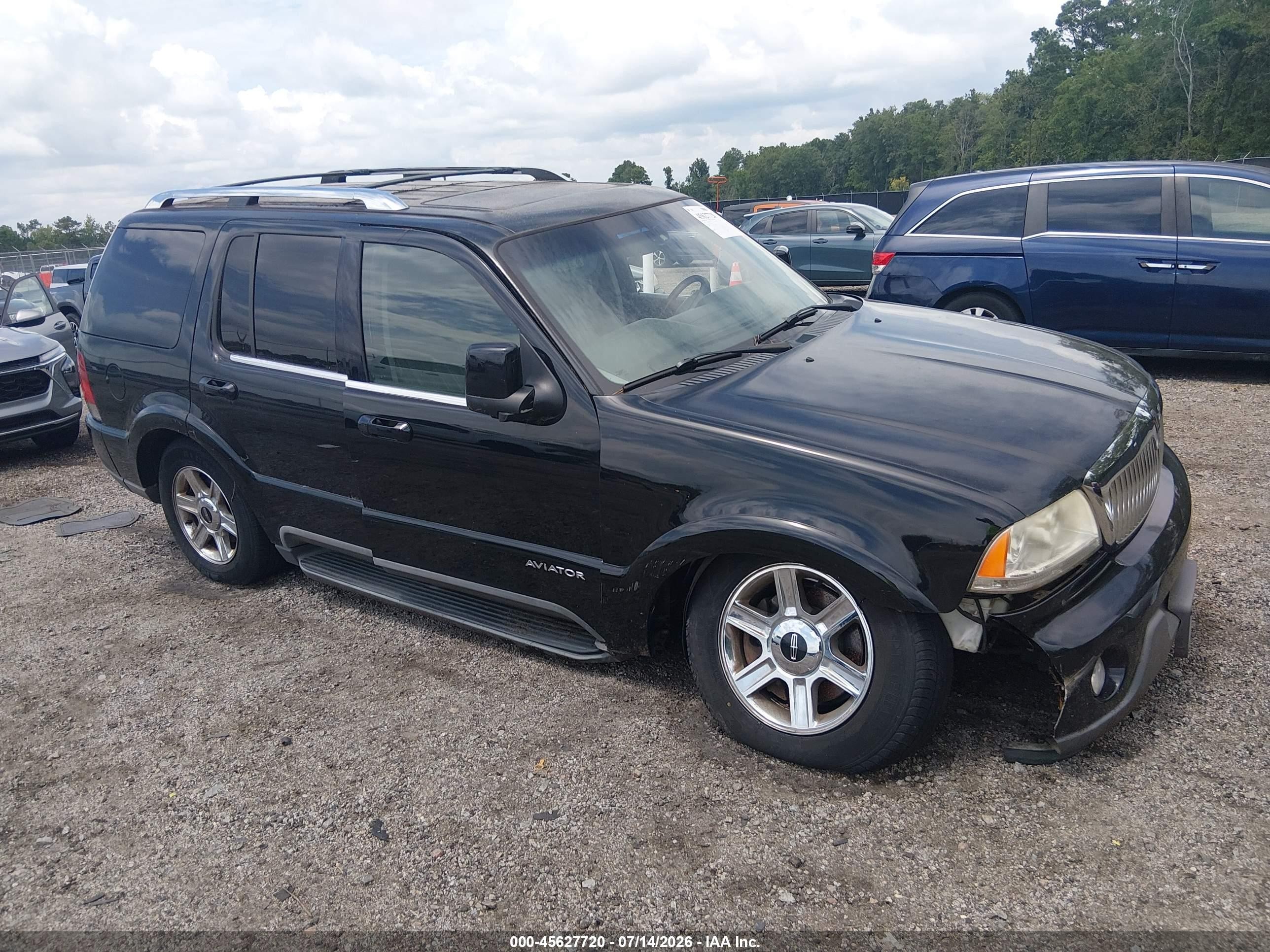 2005 Lincoln Aviator   Black vin: 5LMEU68H75ZJ13088