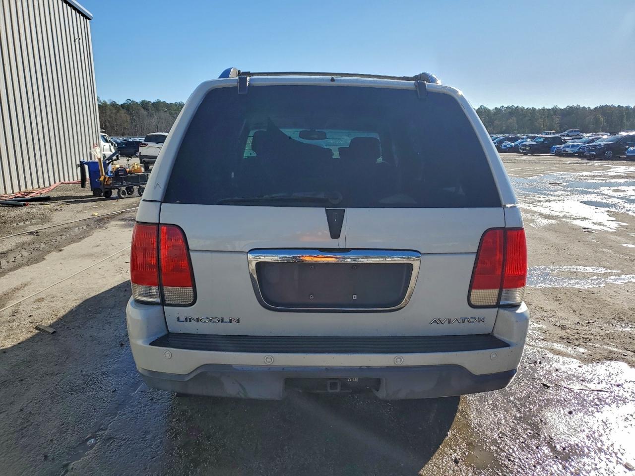 2004 Lincoln Aviator Белый vin: 5LMEU68H94ZJ08506