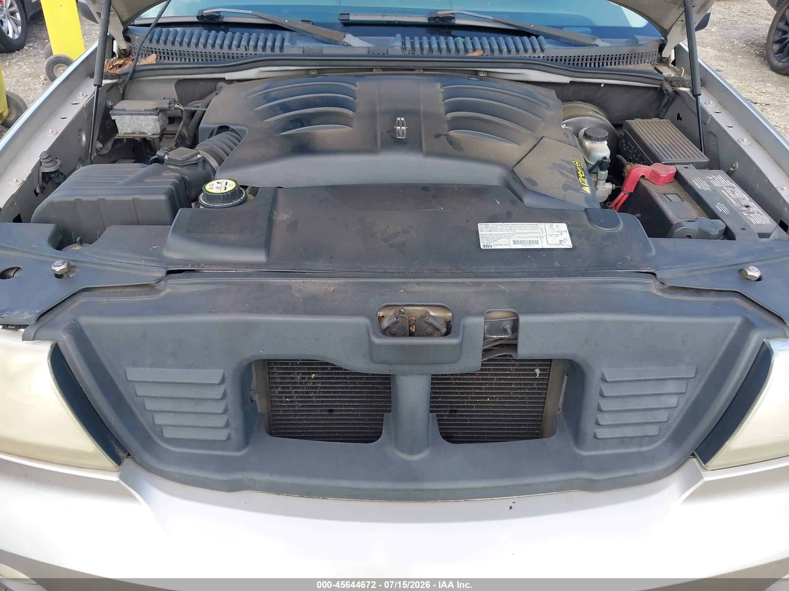 2003 Lincoln Aviator   Серый vin: 5LMEU78H63ZJ01565