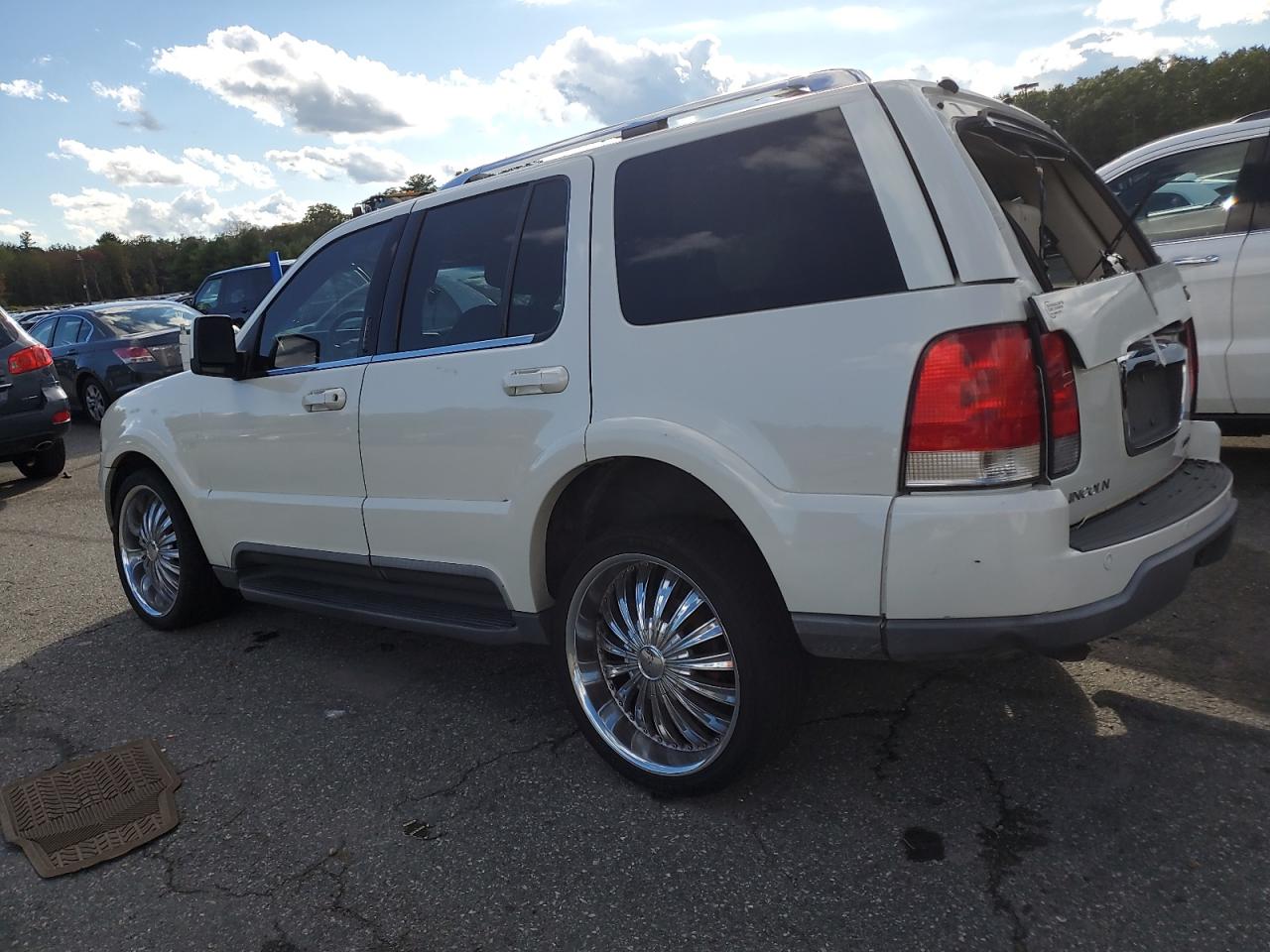 2003 Lincoln Aviator White vin: 5LMEU78H93ZJ42255