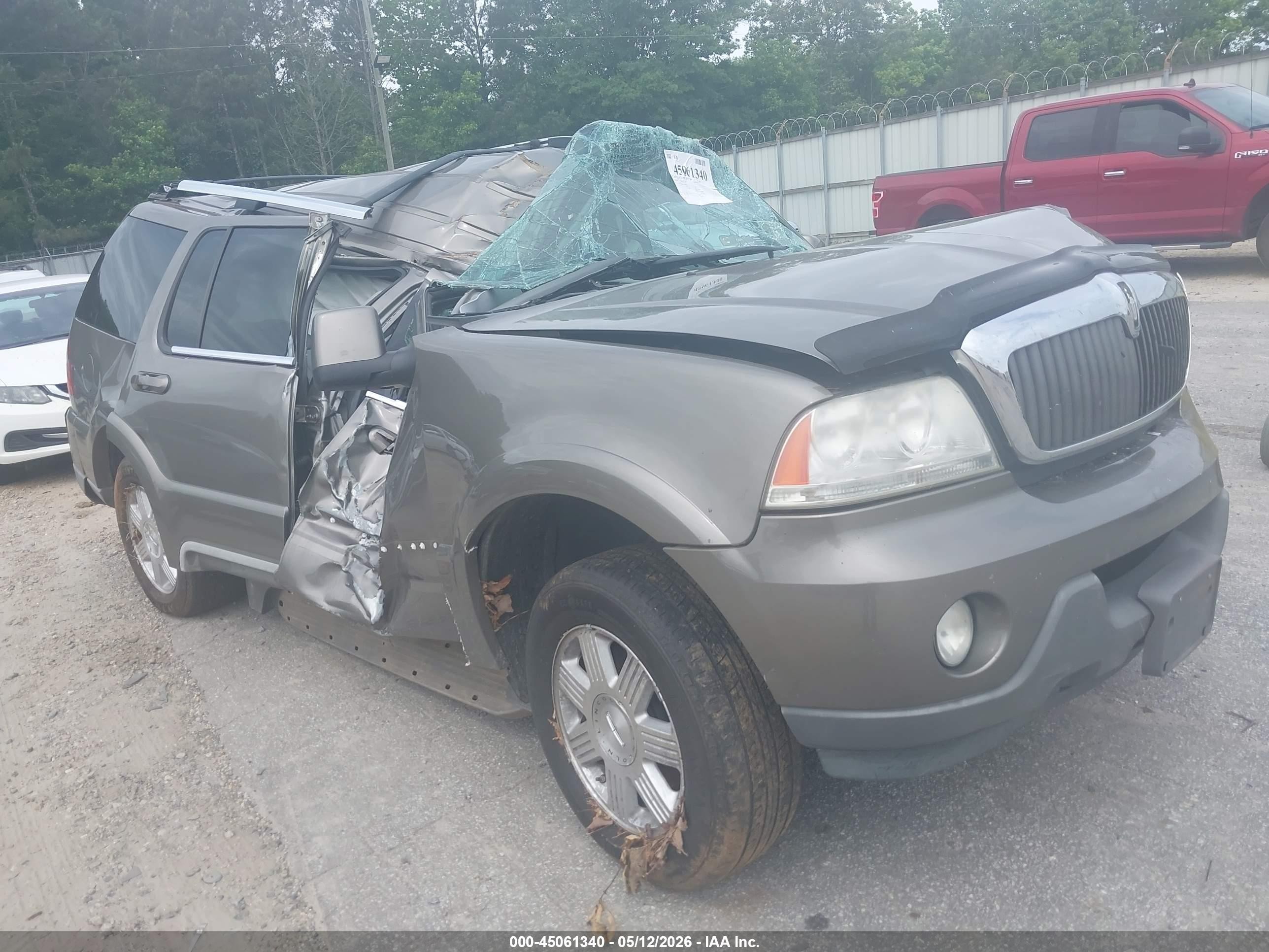 2004 Lincoln Aviator   Pewter vin: 5LMEU88H34ZJ07668