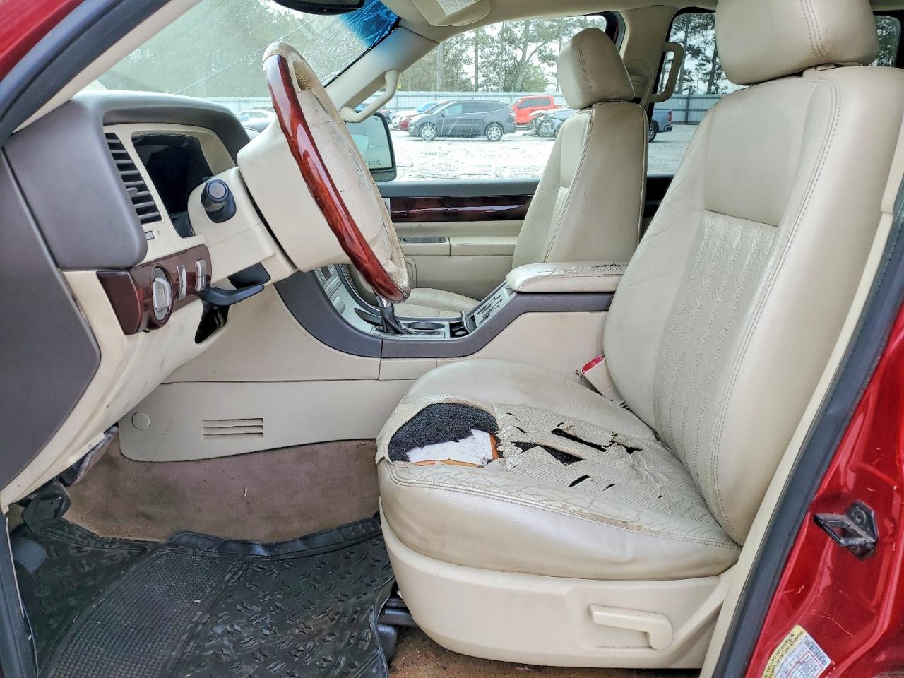 2004 Lincoln Aviator Red vin: 5LMEU88H34ZJ34045