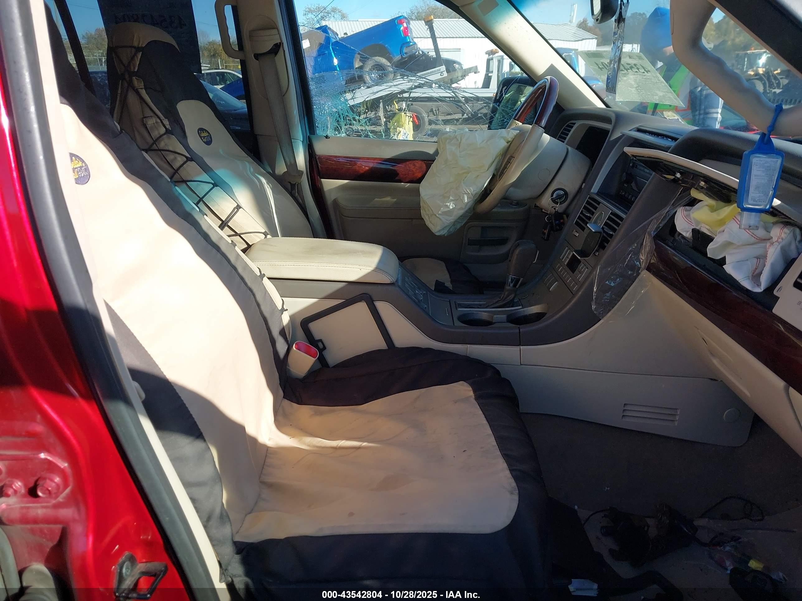 2004 Lincoln Aviator   Красный vin: 5LMEU88H64ZJ51311