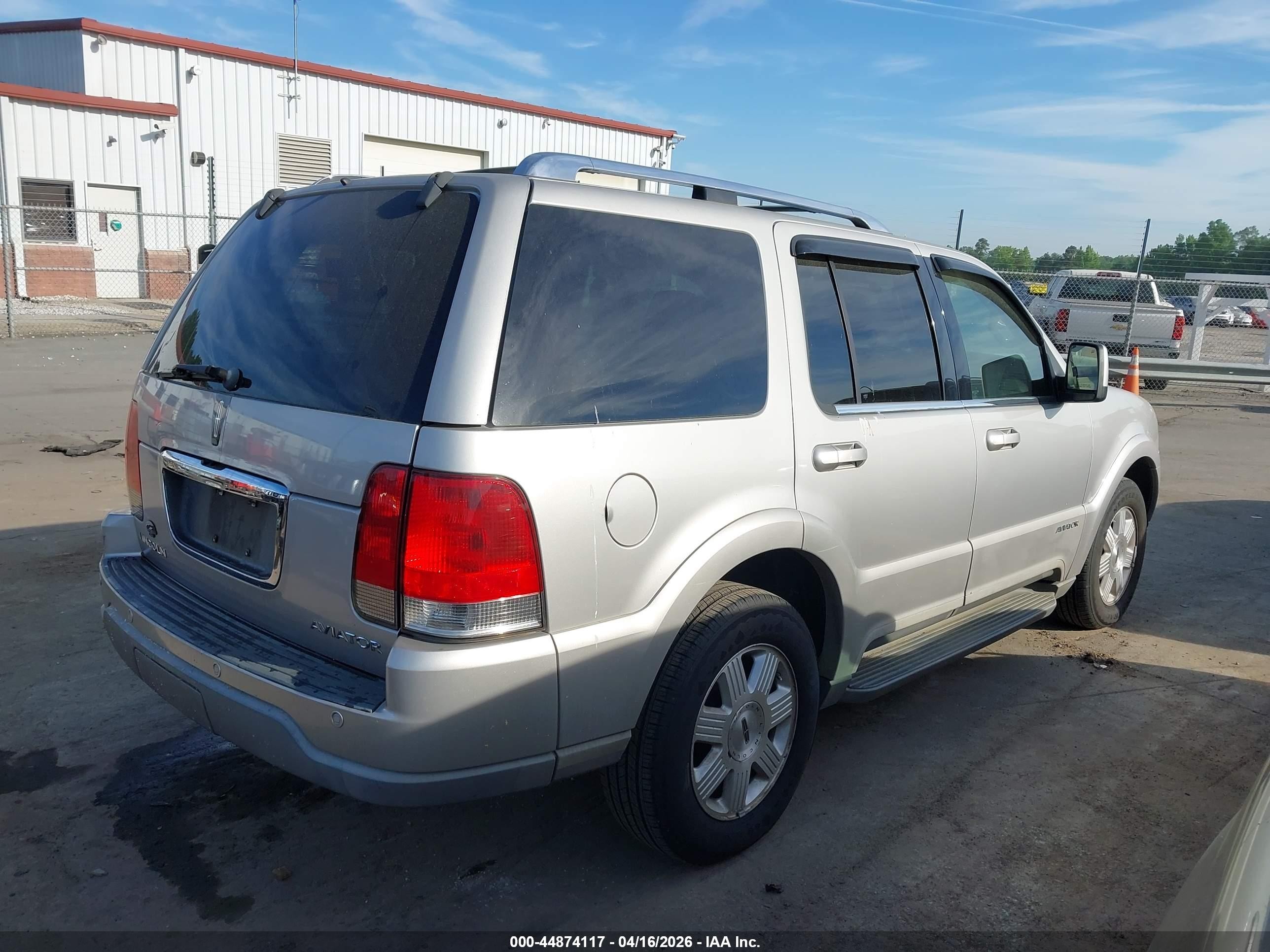 2005 Lincoln Aviator   Silver vin: 5LMEU88H65ZJ28824