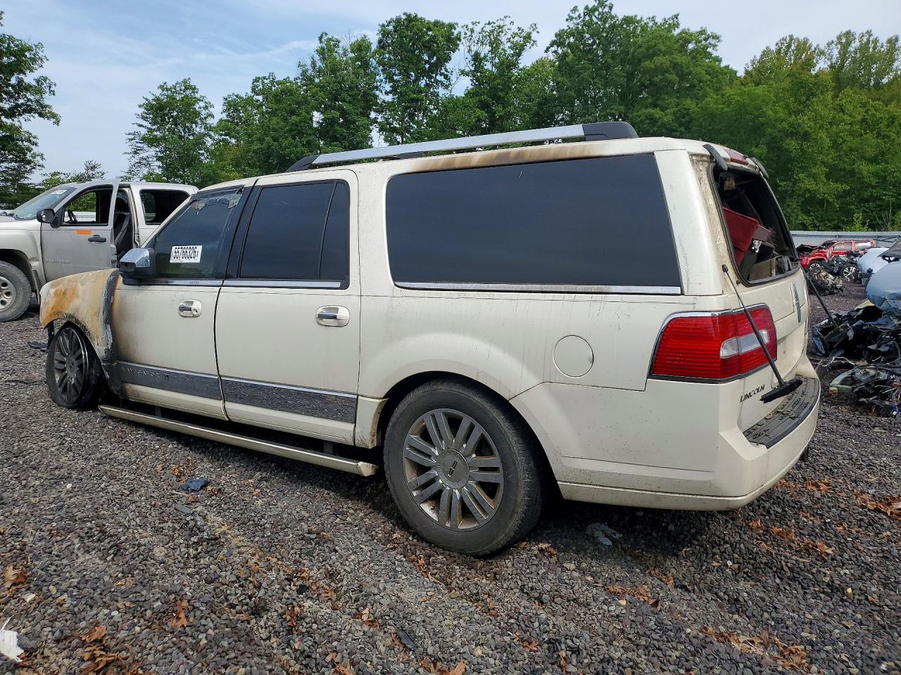 2008 Lincoln Navigator L White vin: 5LMFL28508LJ17836
