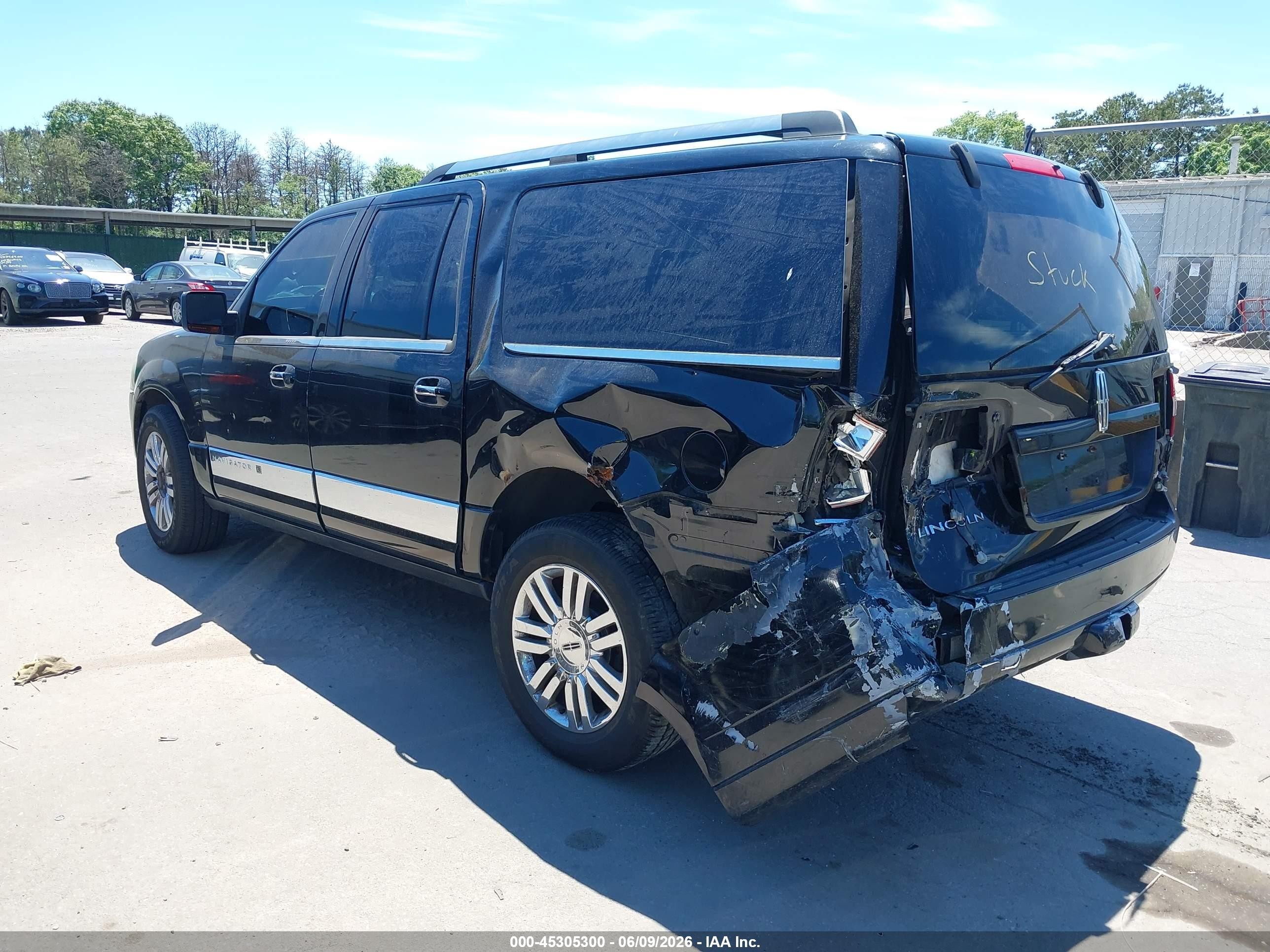2008 Lincoln Navigator L Black vin: 5LMFL28538LJ04319