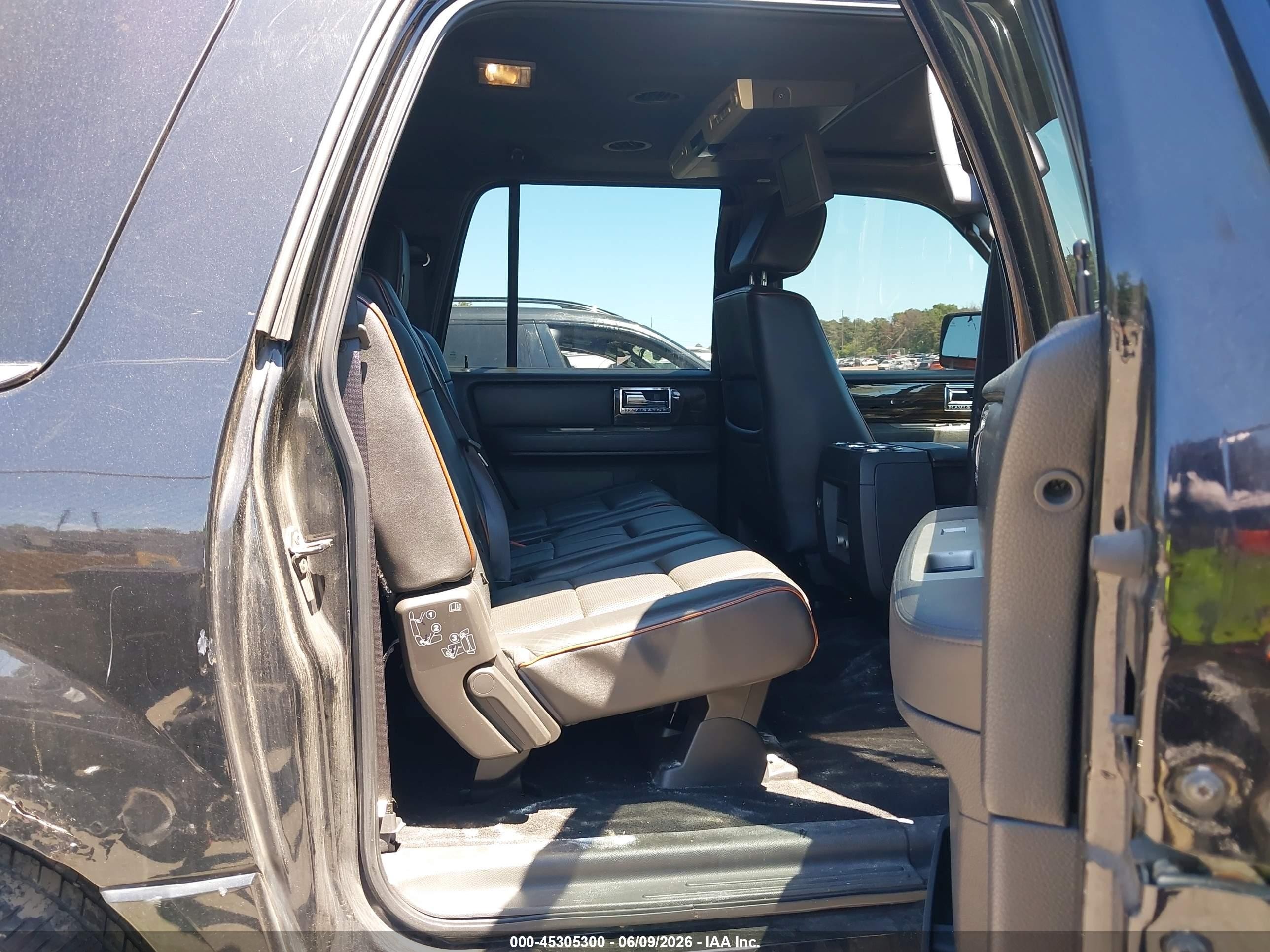 2008 Lincoln Navigator L Black vin: 5LMFL28538LJ04319