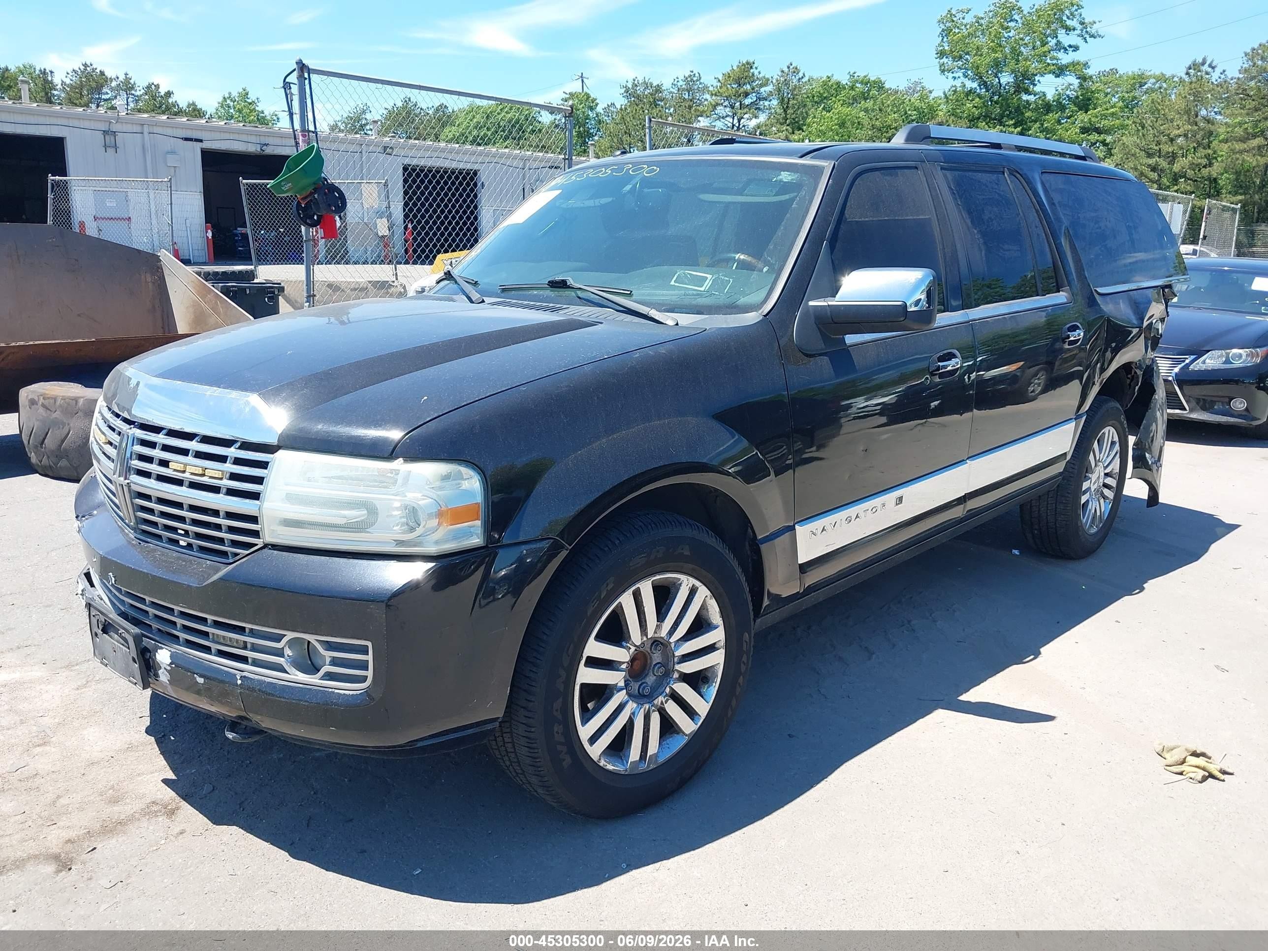 2008 Lincoln Navigator L Black vin: 5LMFL28538LJ04319