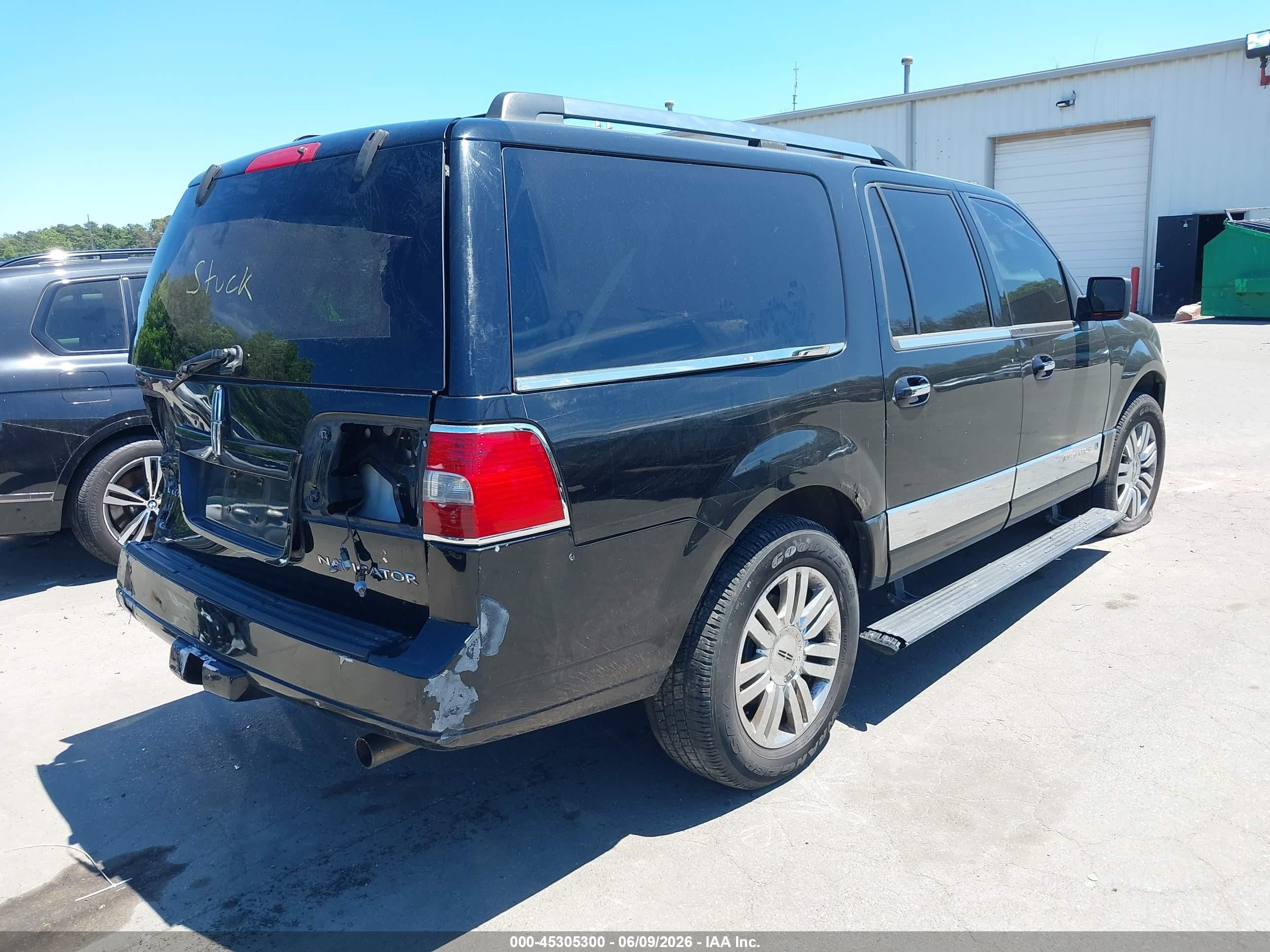 2008 Lincoln Navigator L Black vin: 5LMFL28538LJ04319