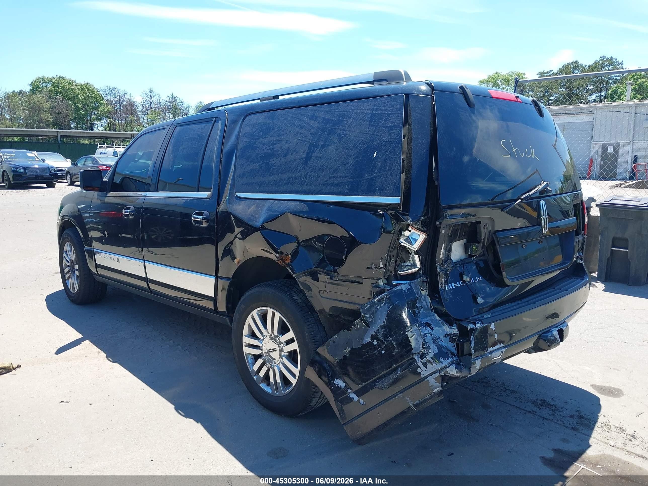 2008 Lincoln Navigator L Black vin: 5LMFL28538LJ04319