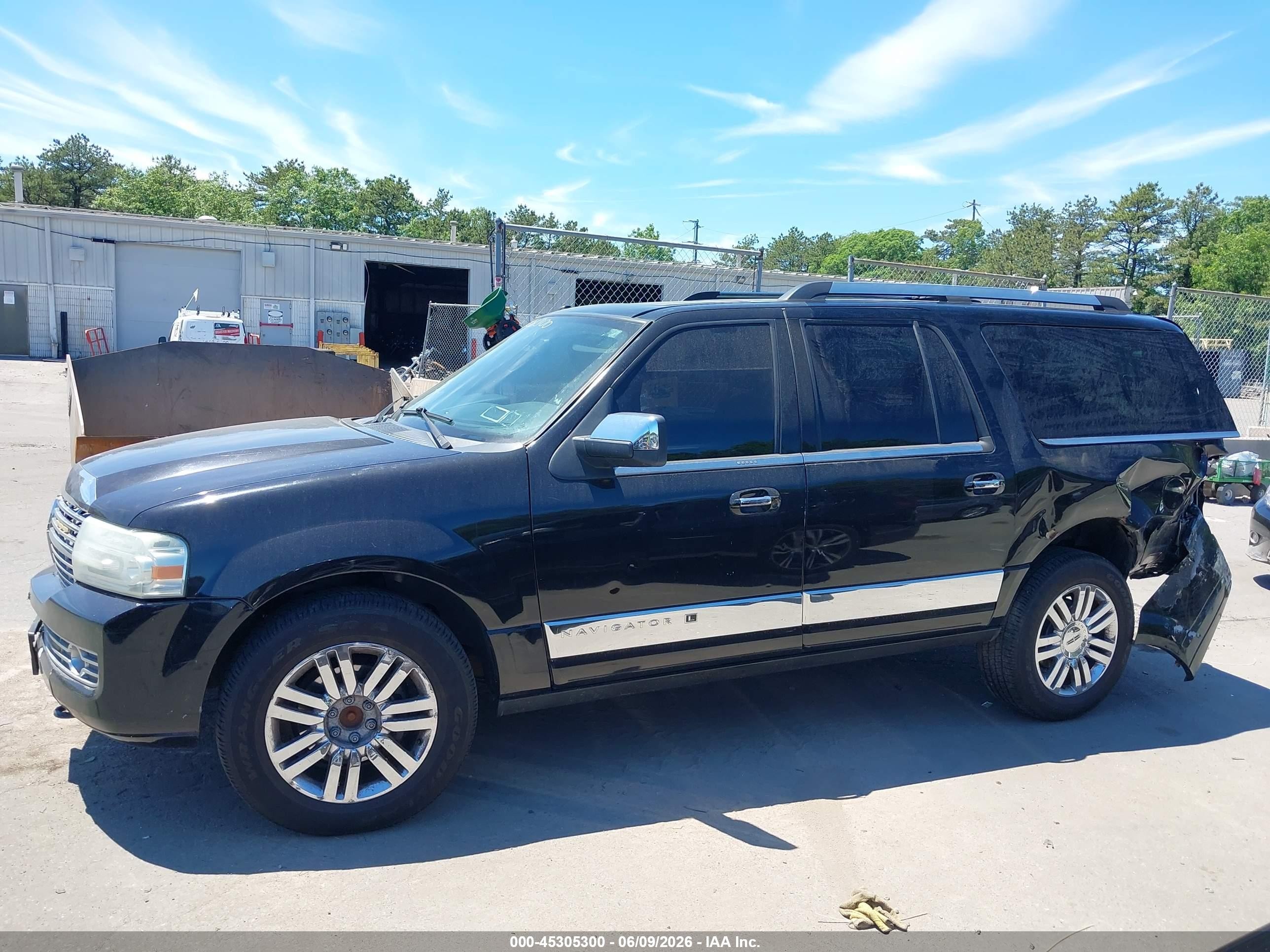 2008 Lincoln Navigator L Black vin: 5LMFL28538LJ04319