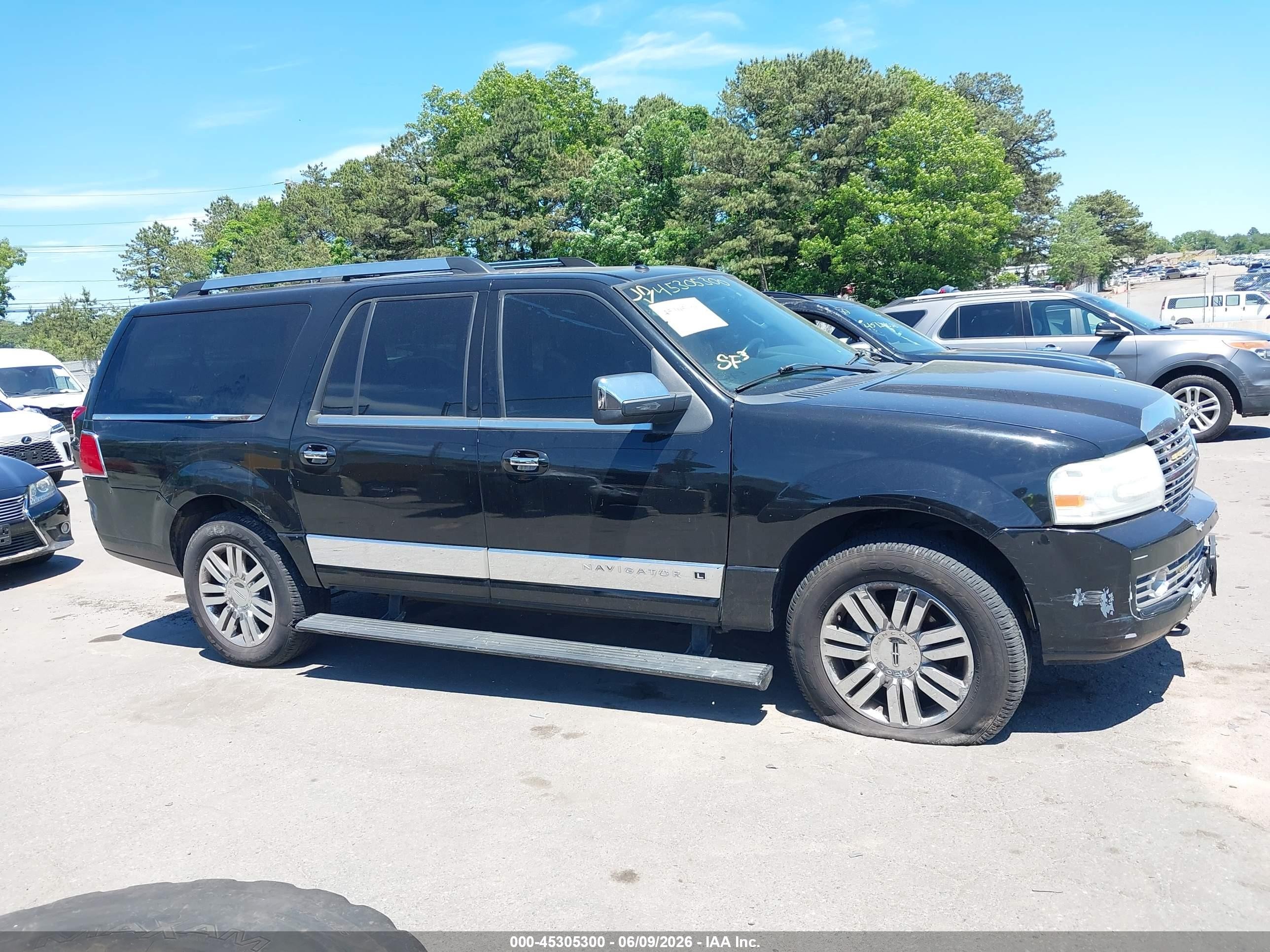 2008 Lincoln Navigator L Black vin: 5LMFL28538LJ04319