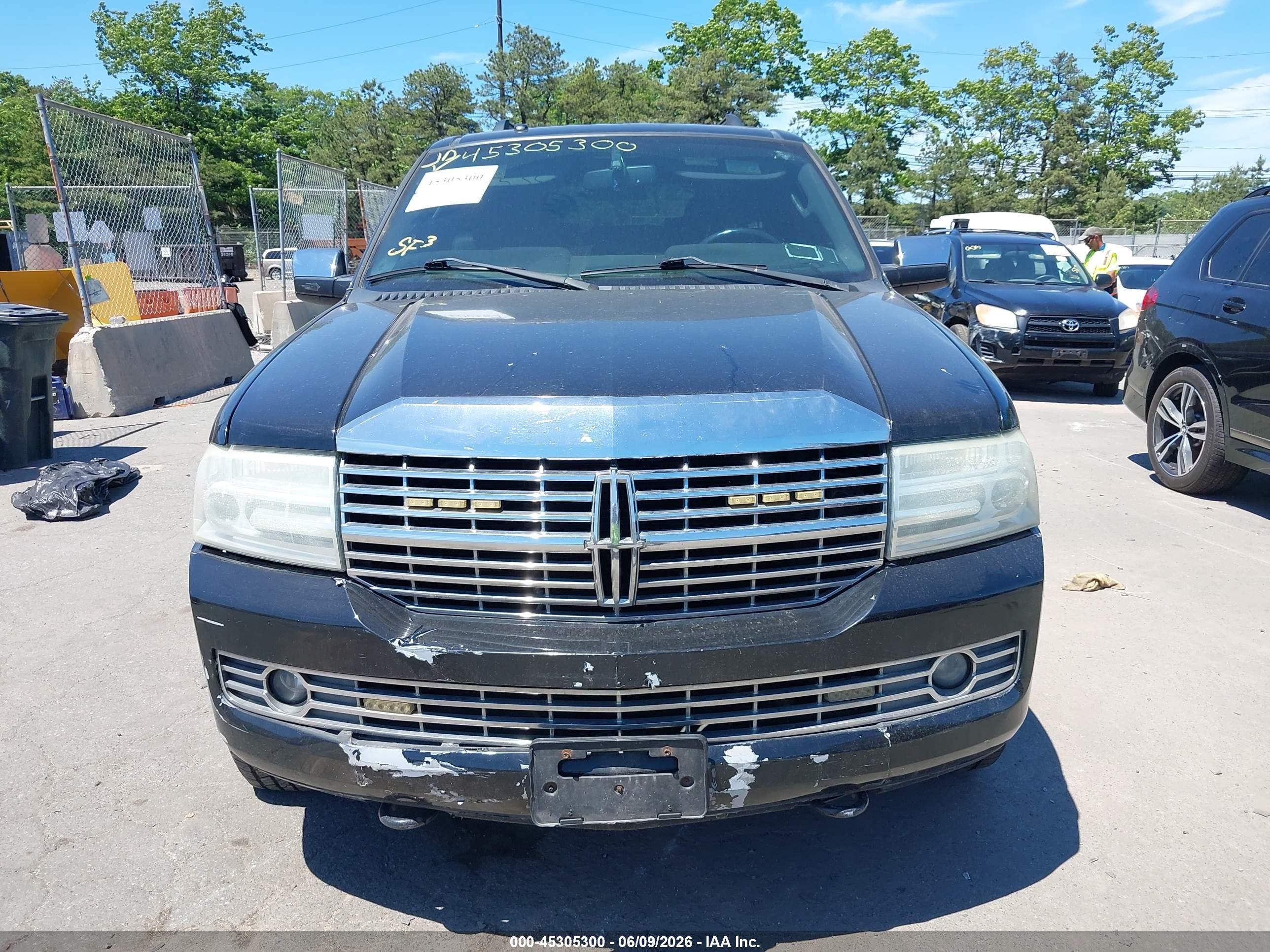 2008 Lincoln Navigator L Black vin: 5LMFL28538LJ04319