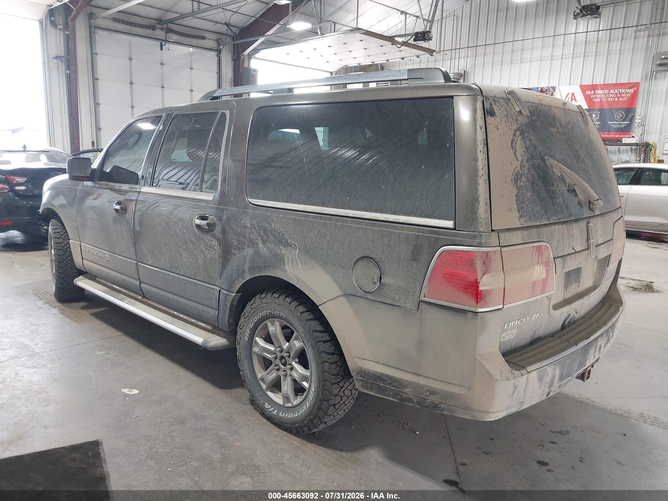 2009 Lincoln Navigator L   Gray vin: 5LMFL28549LJ01298