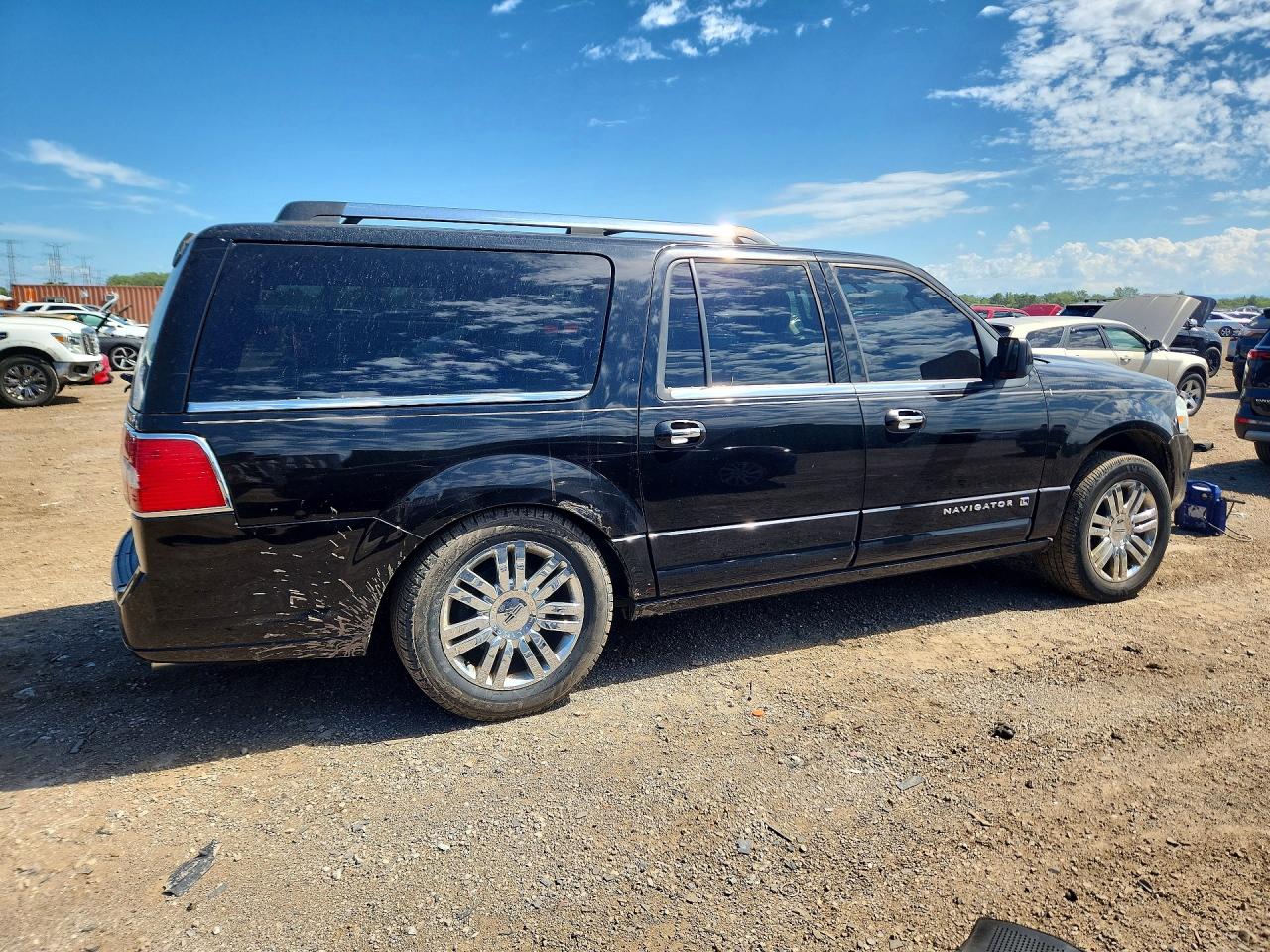 2008 Lincoln Navigator L Black vin: 5LMFL28558LJ16181