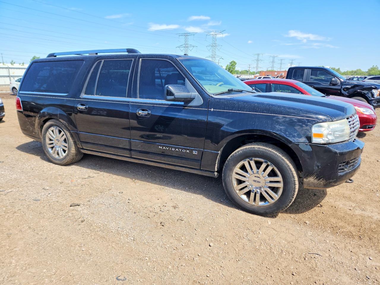 2008 Lincoln Navigator L Black vin: 5LMFL28558LJ16181