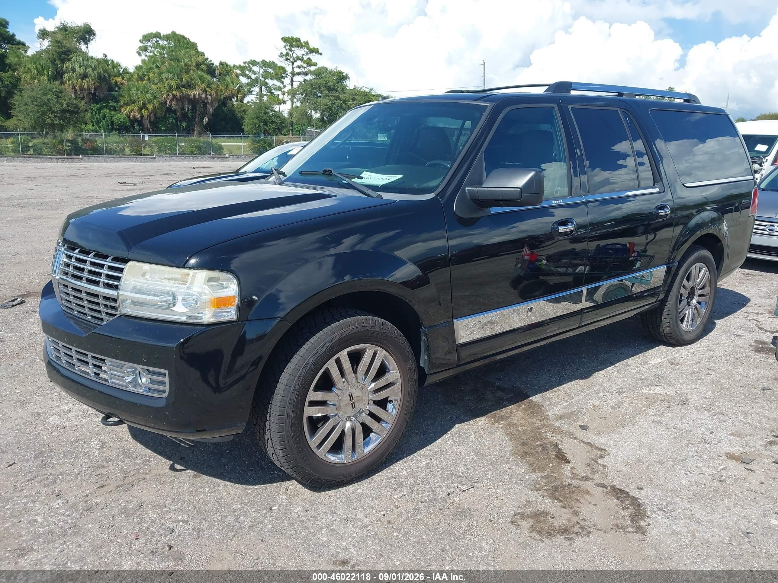 2009 Lincoln Navigator L   Черный vin: 5LMFL28559LJ00242