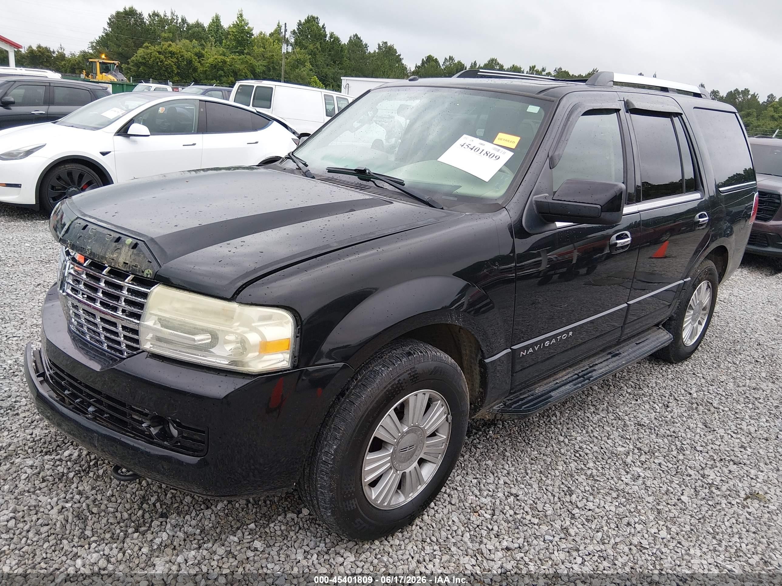 2007 Lincoln Navigator Ultimate Black vin: 5LMFU27507LJ21091