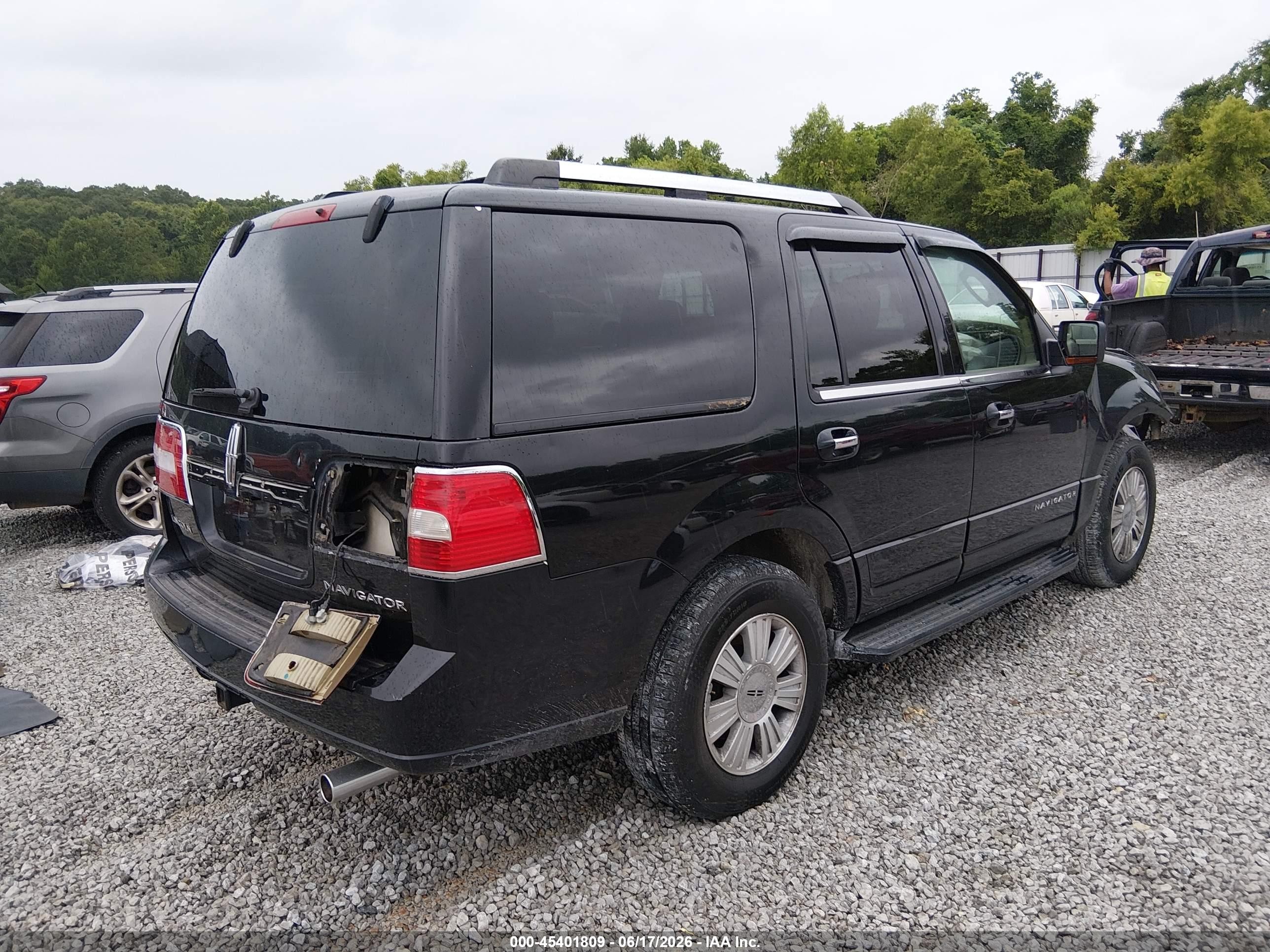 2007 Lincoln Navigator Ultimate Black vin: 5LMFU27507LJ21091