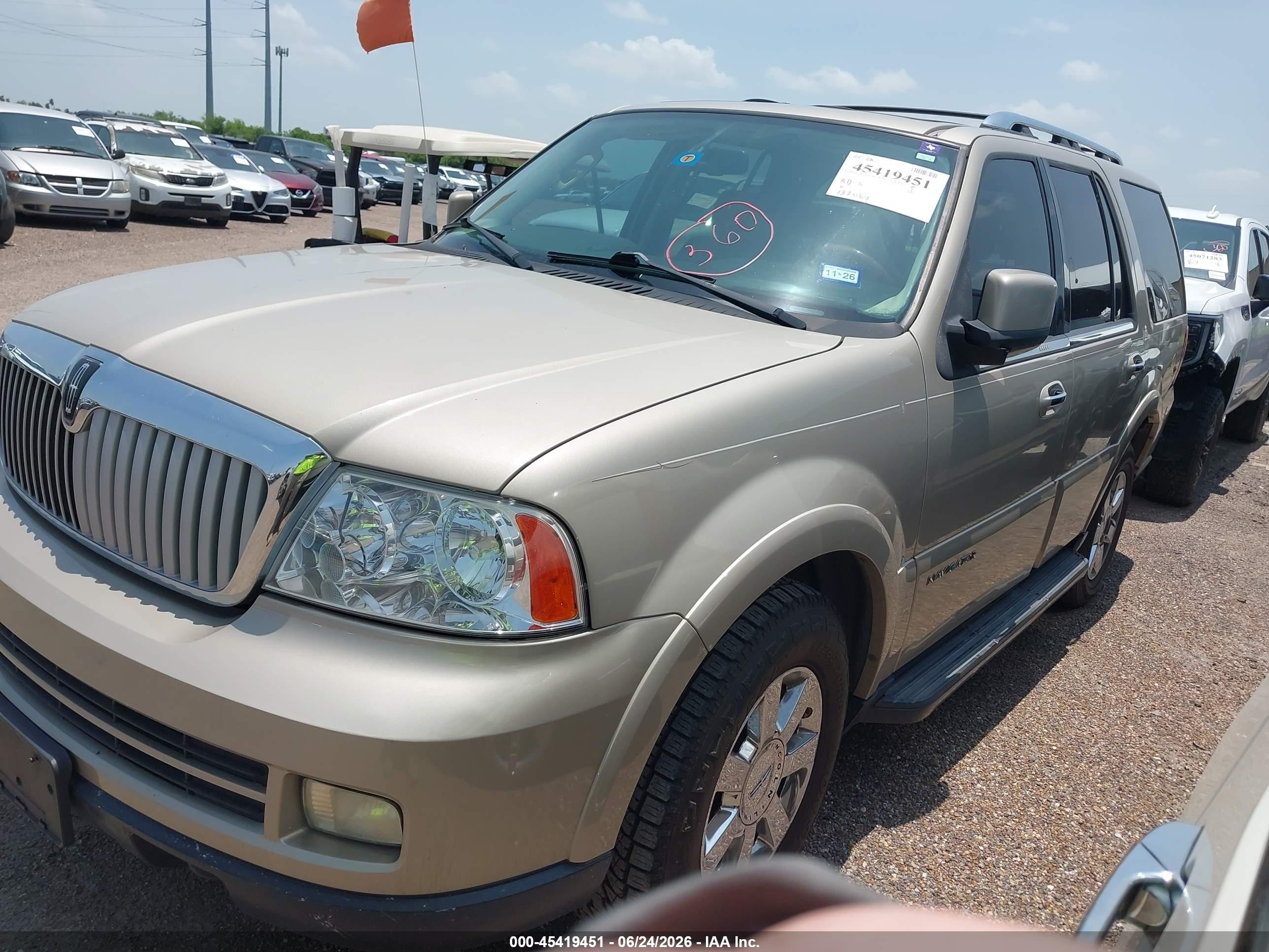 2006 Lincoln Navigator Luxury/ultimate Gold vin: 5LMFU27526LJ14402