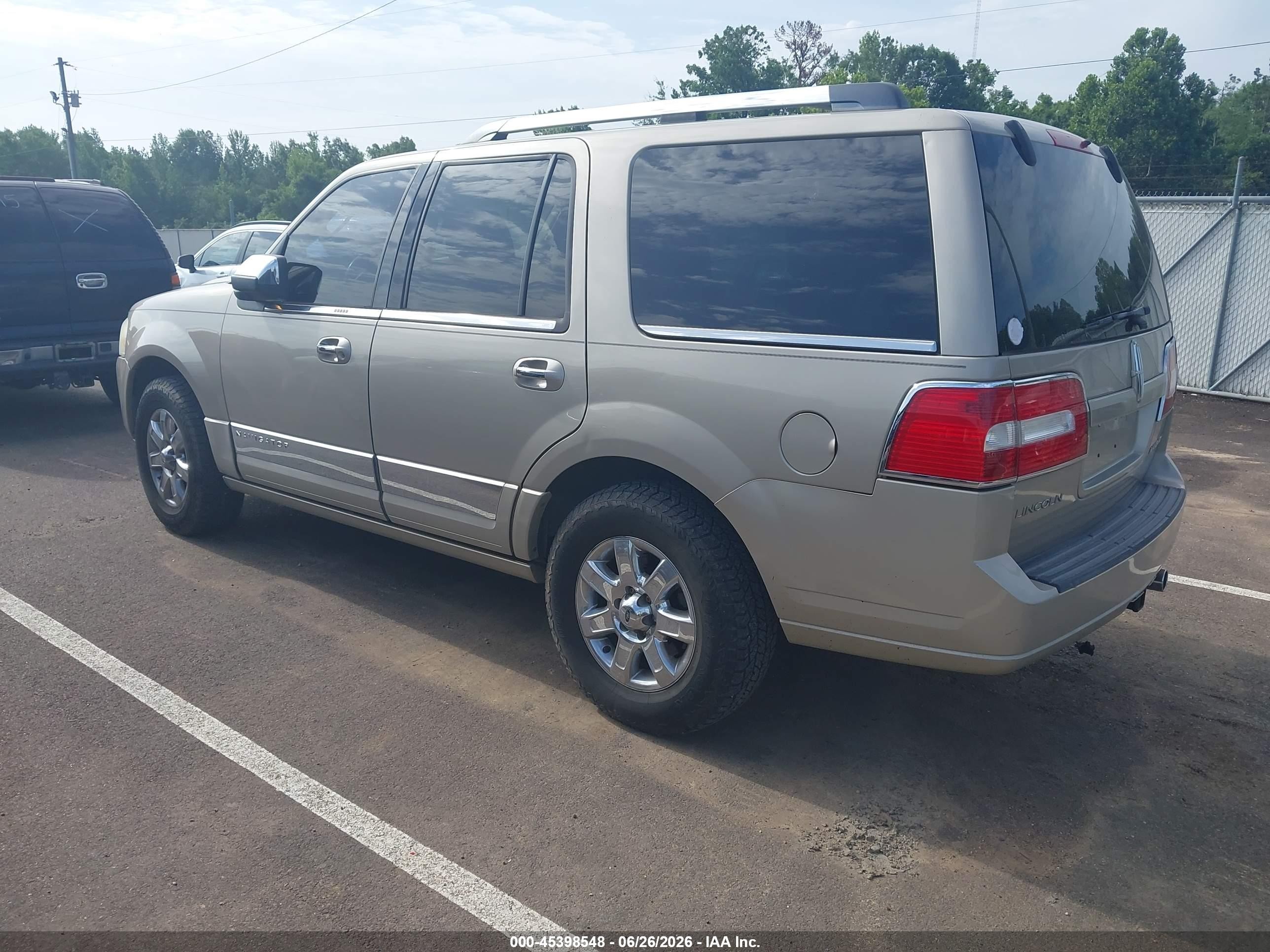 2008 Lincoln Navigator   Tan vin: 5LMFU27558LJ02490