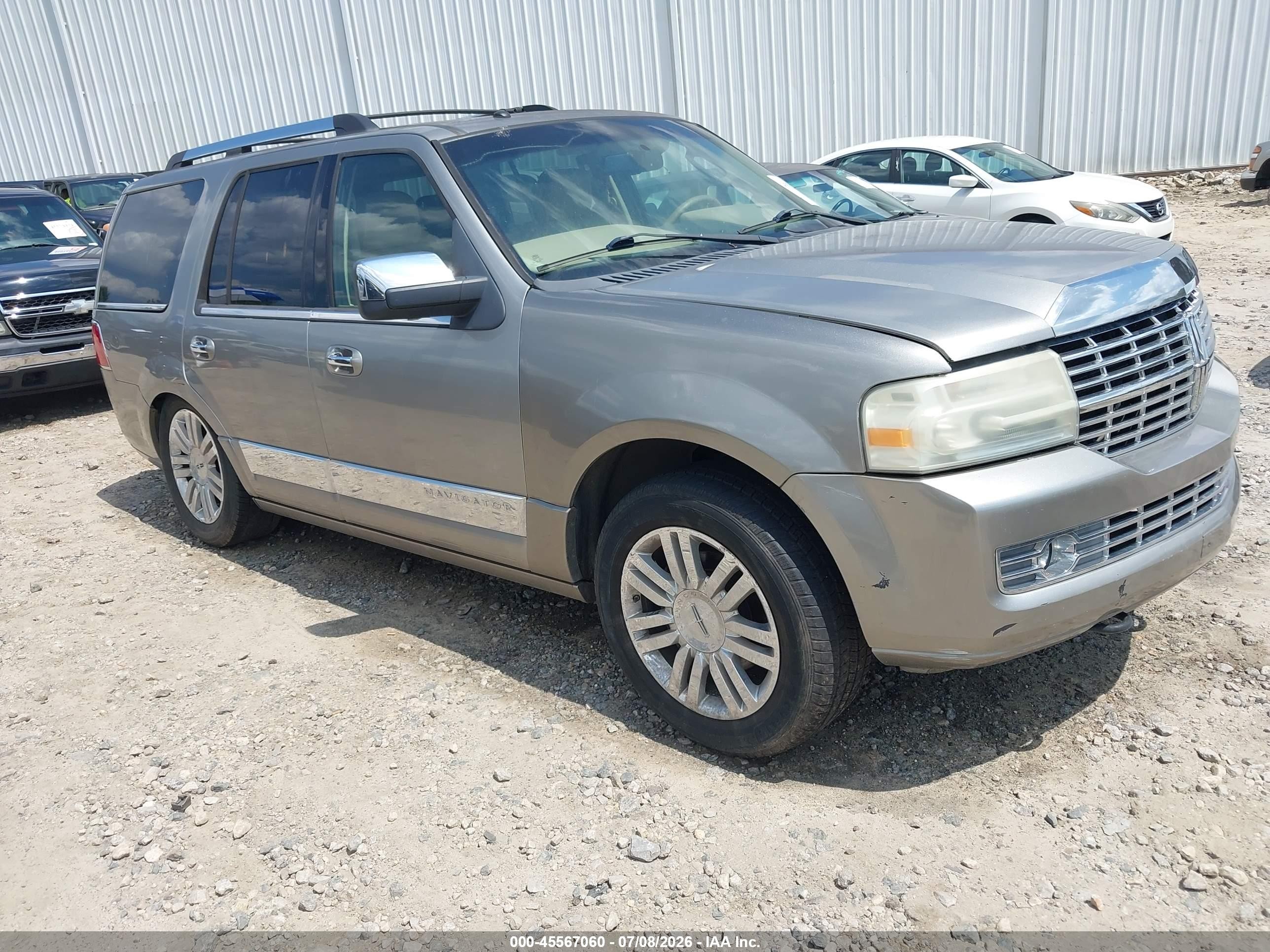 2008 Lincoln Navigator   Серый vin: 5LMFU27558LJ22559