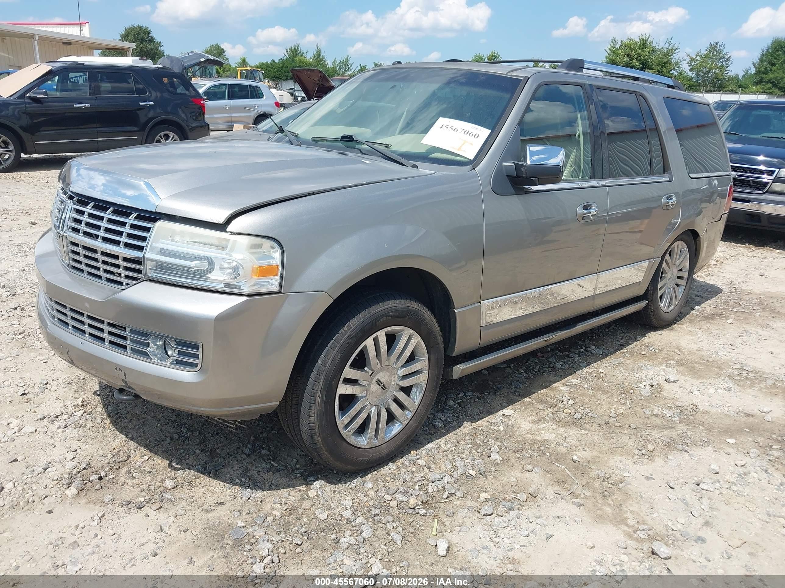 2008 Lincoln Navigator   Серый vin: 5LMFU27558LJ22559