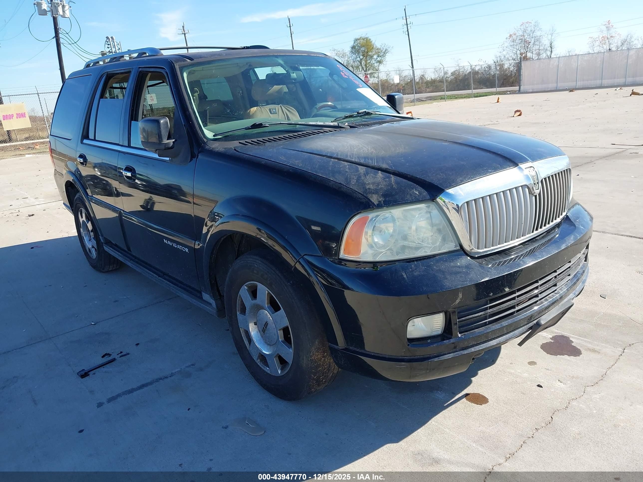 2005 Lincoln Navigator   Черный vin: 5LMFU27575LJ17262
