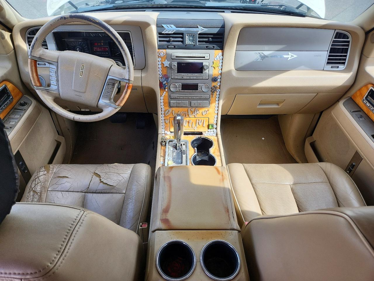 2007 Lincoln Navigator Белый vin: 5LMFU27577LJ19760