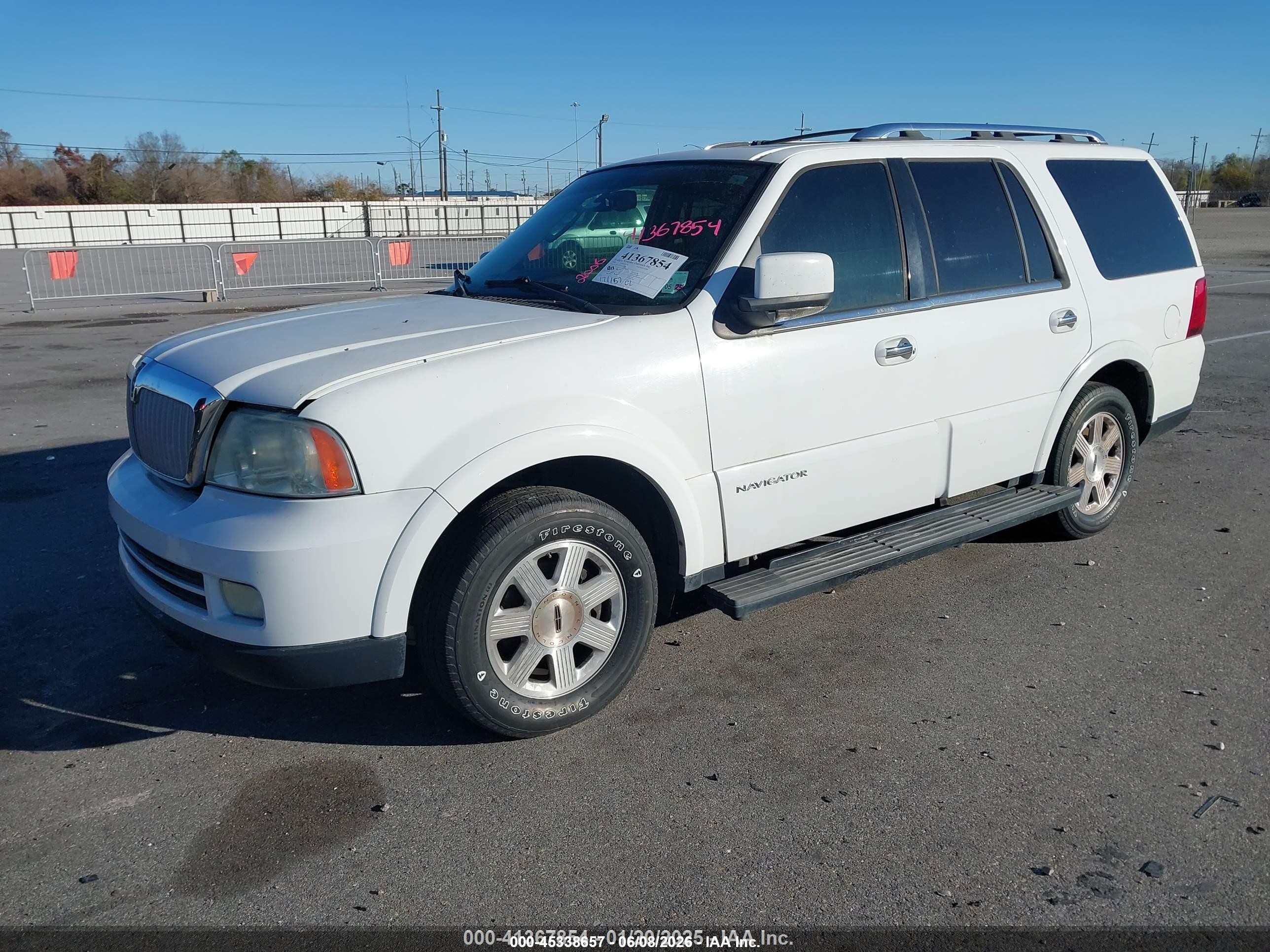 2006 Lincoln Navigator Luxury/ultimate Белый vin: 5LMFU27596LJ28670
