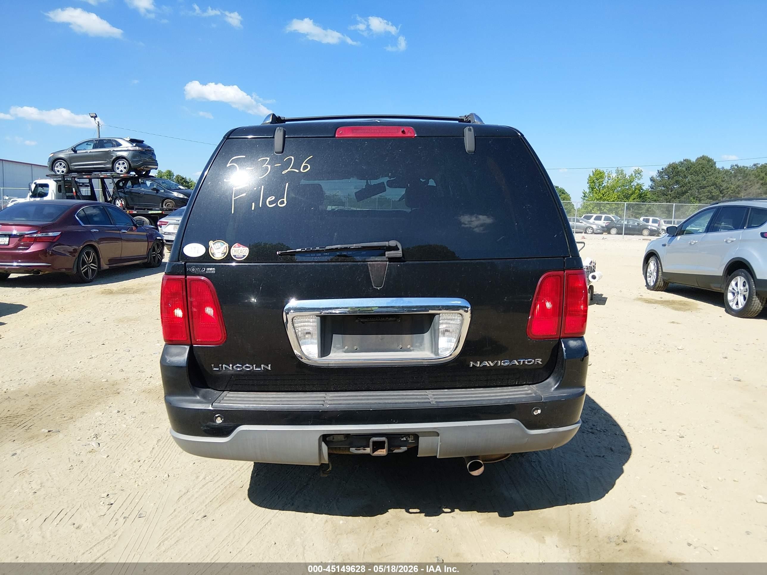 2004 Lincoln Navigator   Black vin: 5LMFU27R14LJ19641