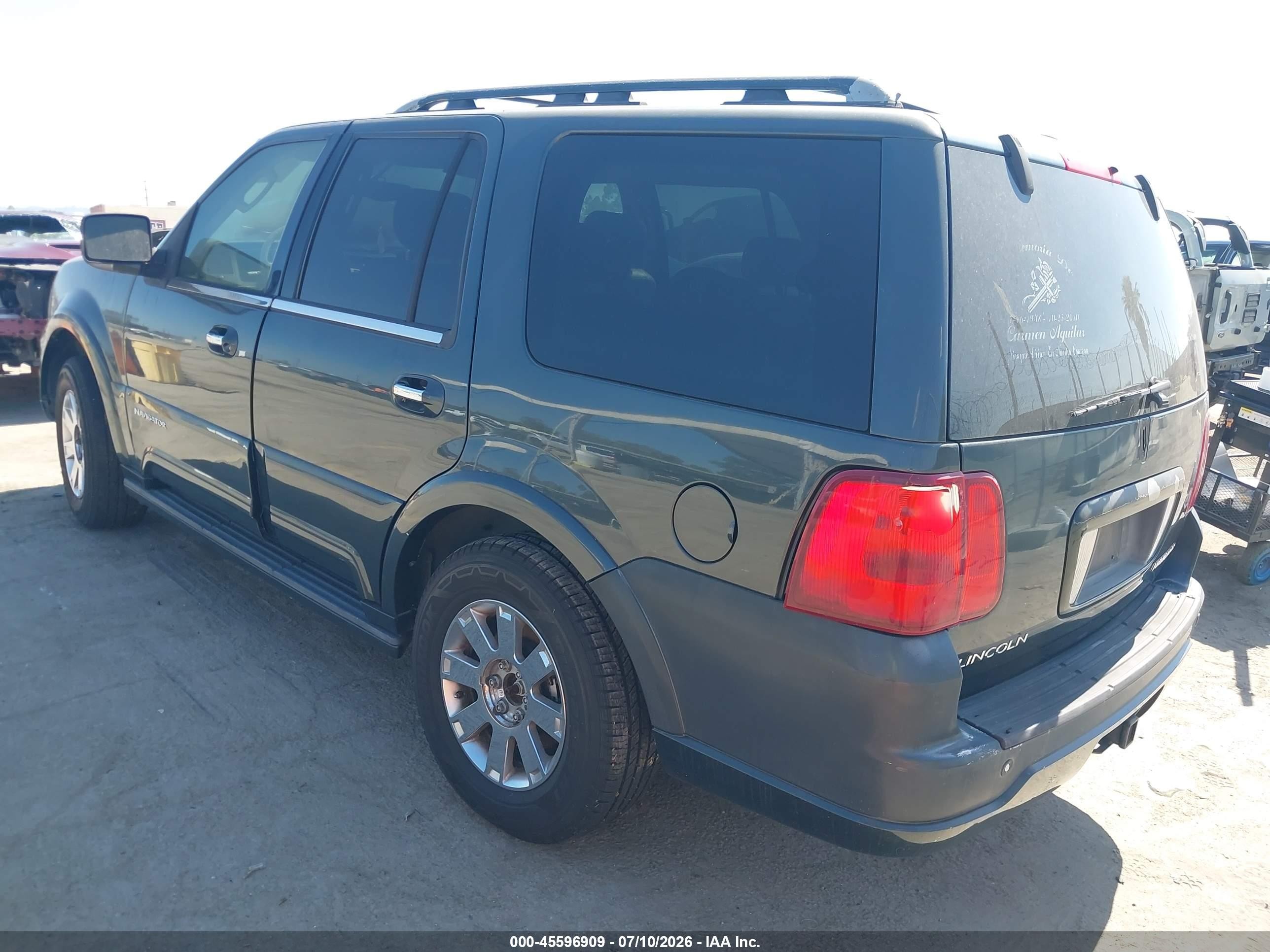 2003 Lincoln Navigator   Gray vin: 5LMFU27R33LJ36147