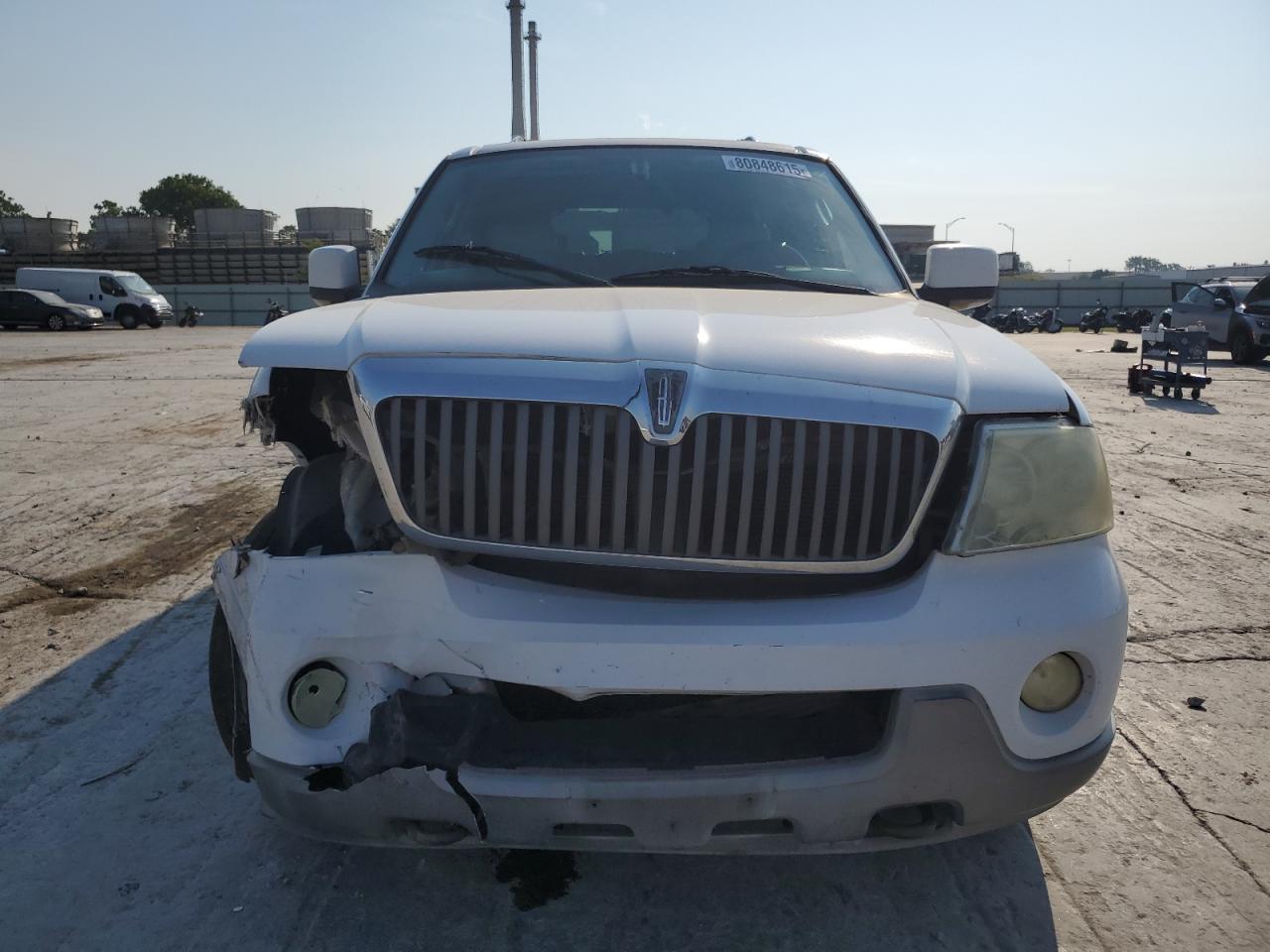 2004 Lincoln Navigator White vin: 5LMFU27R54LJ26348