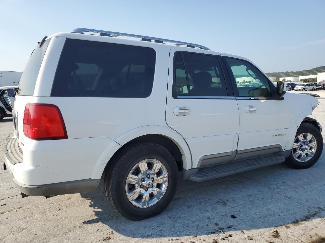 2004 Lincoln Navigator White vin: 5LMFU27R54LJ26348