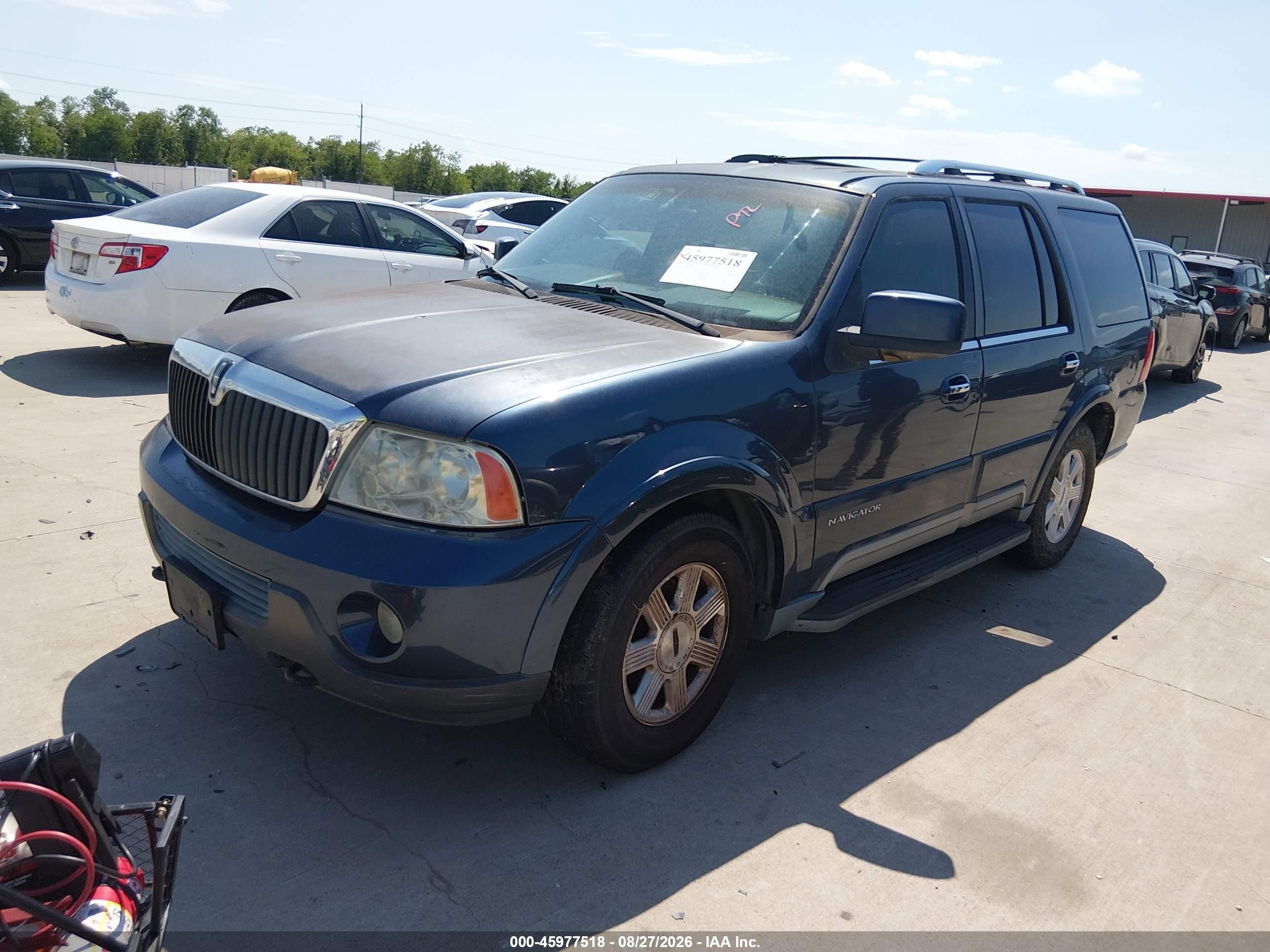 2003 Lincoln Navigator Blue vin: 5LMFU27R63LJ06401