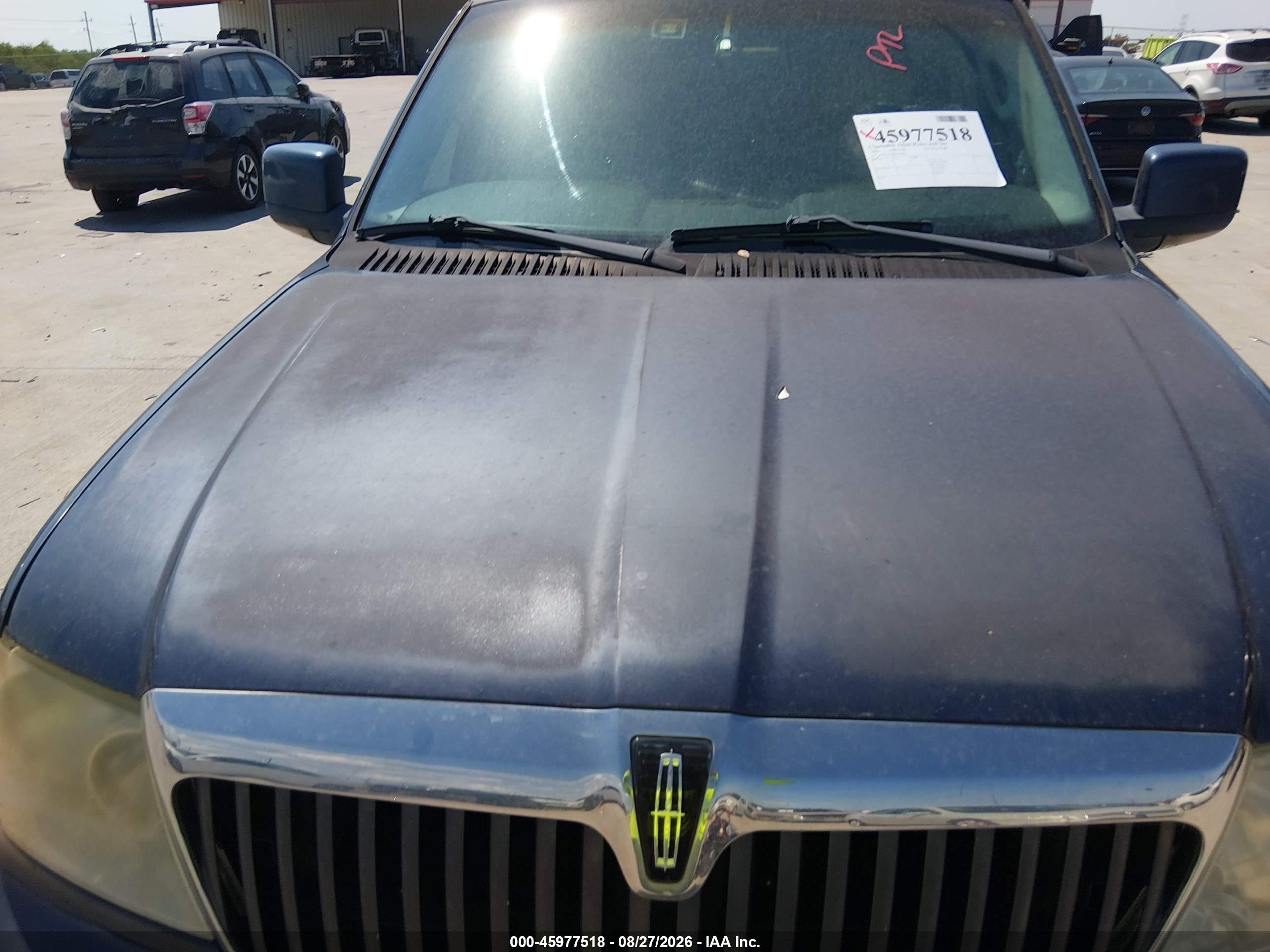 2003 Lincoln Navigator Blue vin: 5LMFU27R63LJ06401